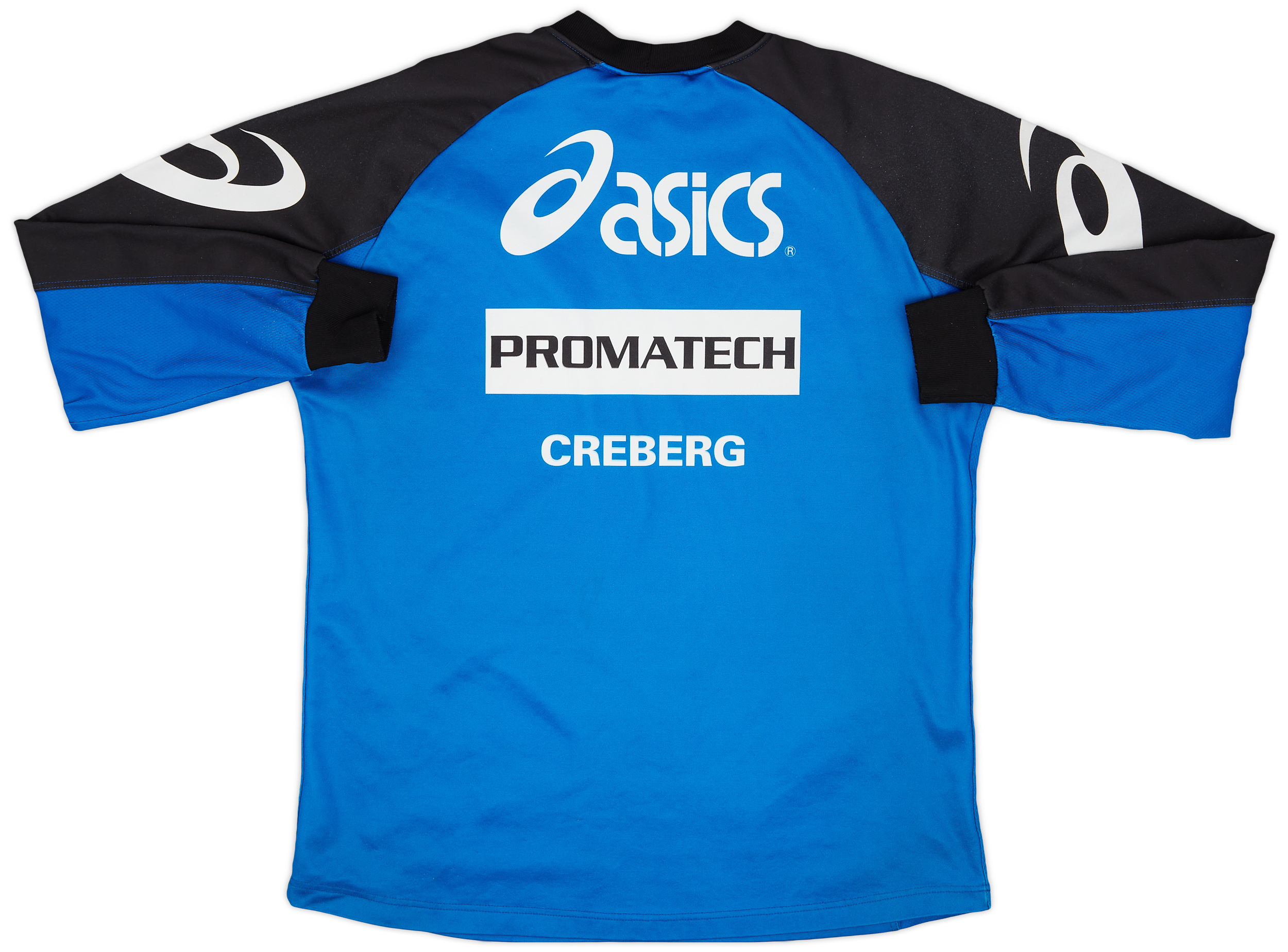 正規2002-03 asics Atalanta  shirt 2002-03 Atalanta Asics L/S Training Shirt - 8/10 - (XL)