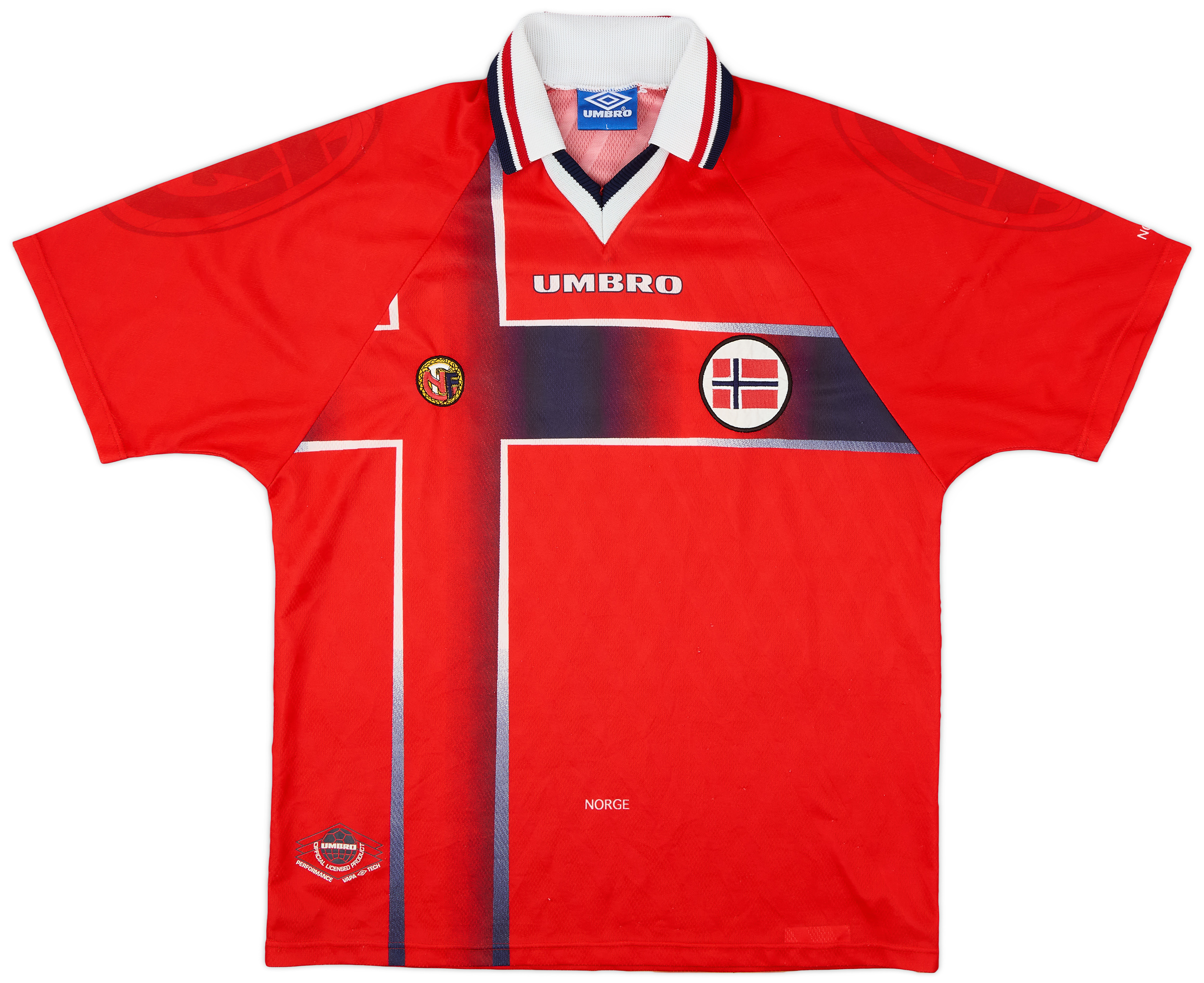 1997-98 Norway Home Shirt - 7/10 - (L)