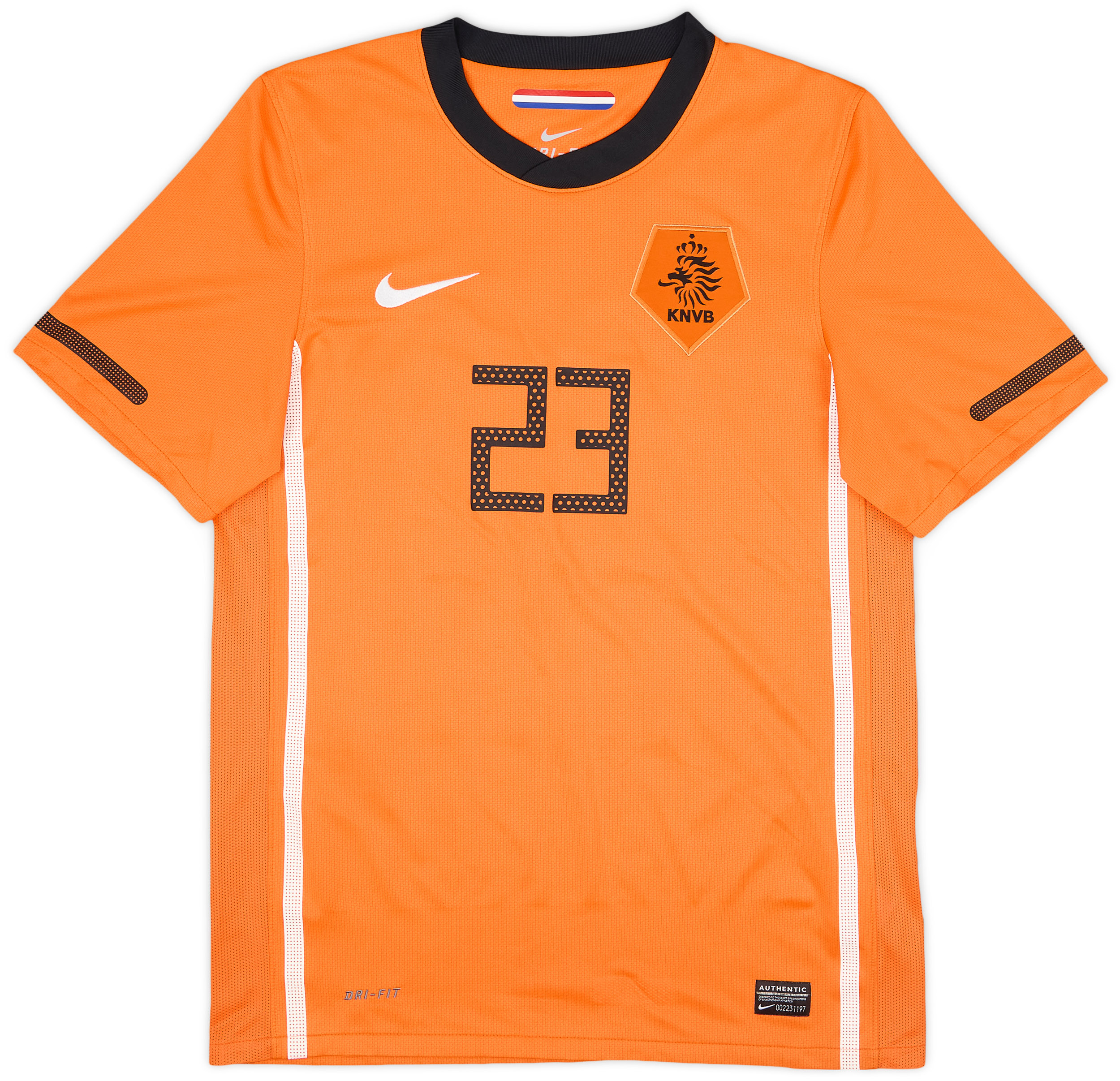 2010-11 Netherlands Home Shirt van der Vaart #23 - 8/10 - (S)