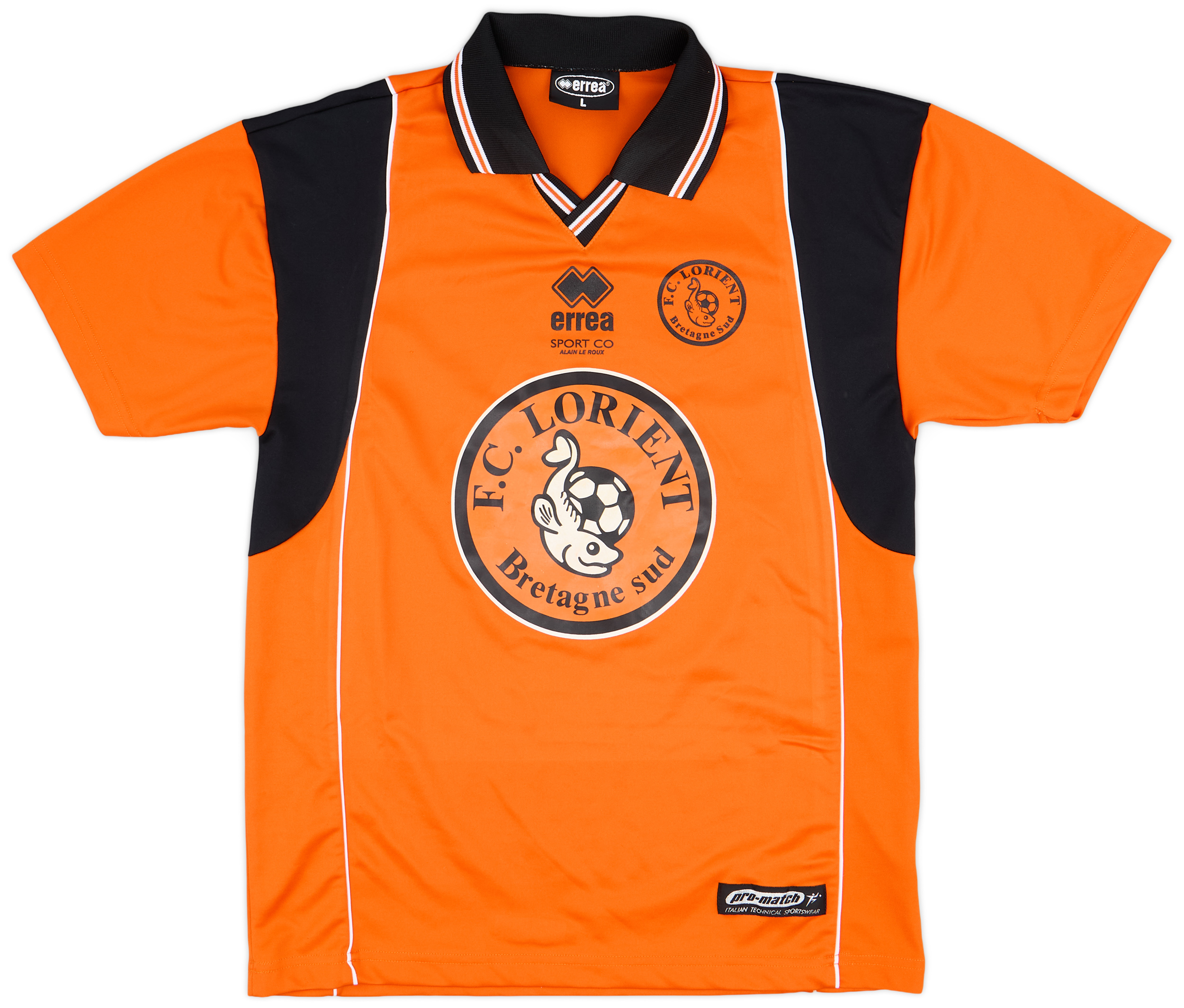 2002 03 FC Lorient Home Shirt 8 10 L