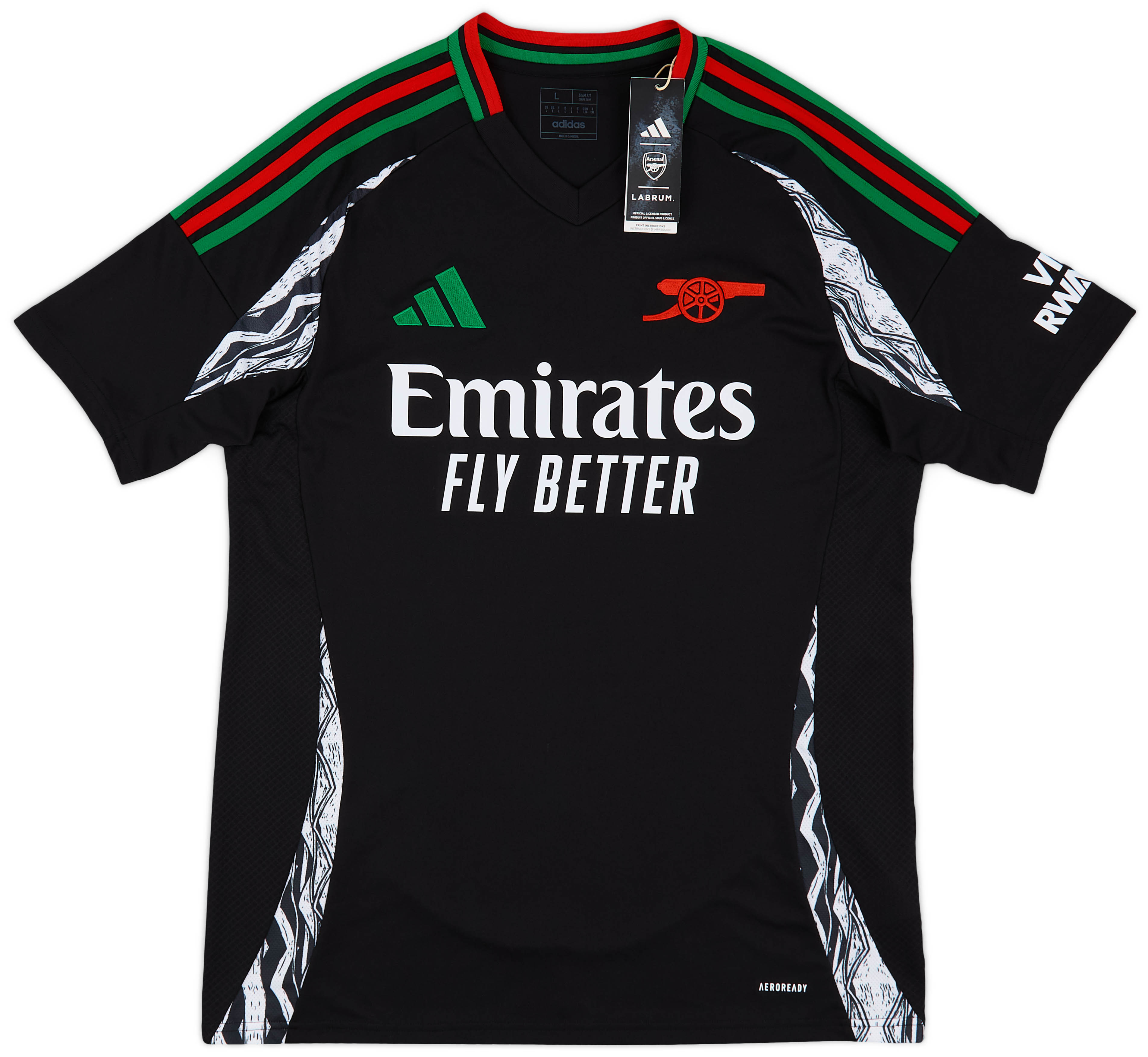 2024-25 Arsenal Away Shirt Saliba #2