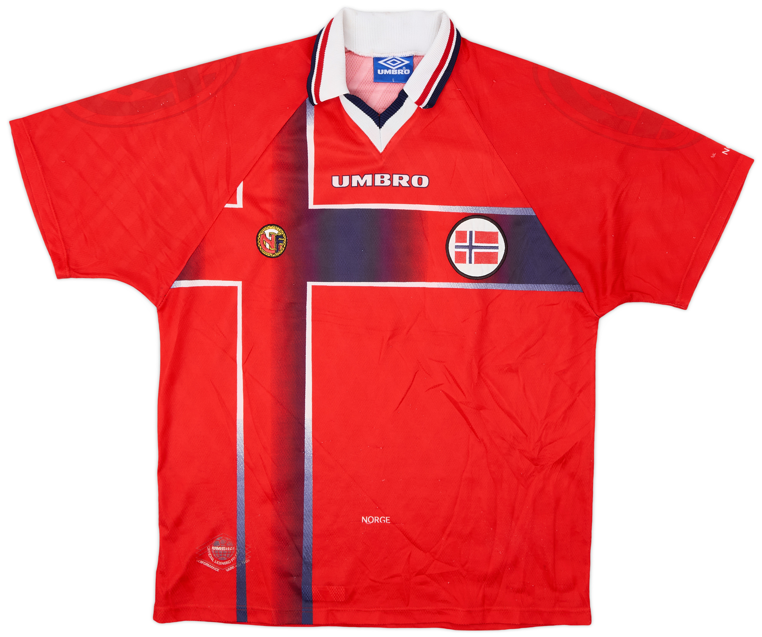 1997-98 Norway Home Shirt - 7/10 - (L)