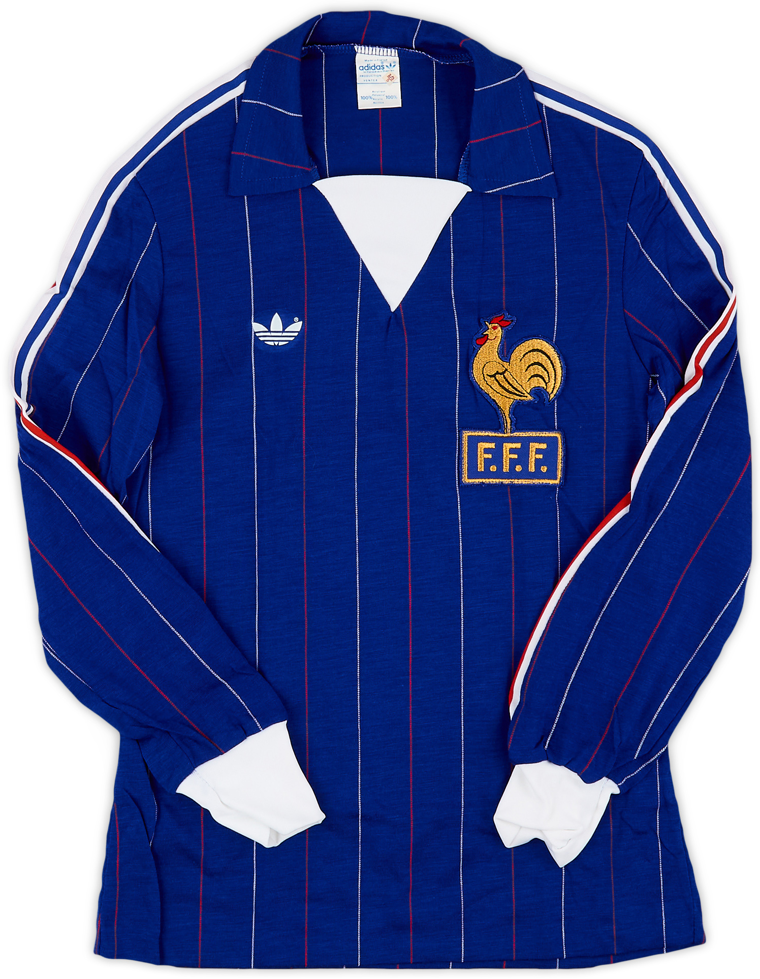 1980-82 France Home L/S Shirt - 9/10 - (S)
