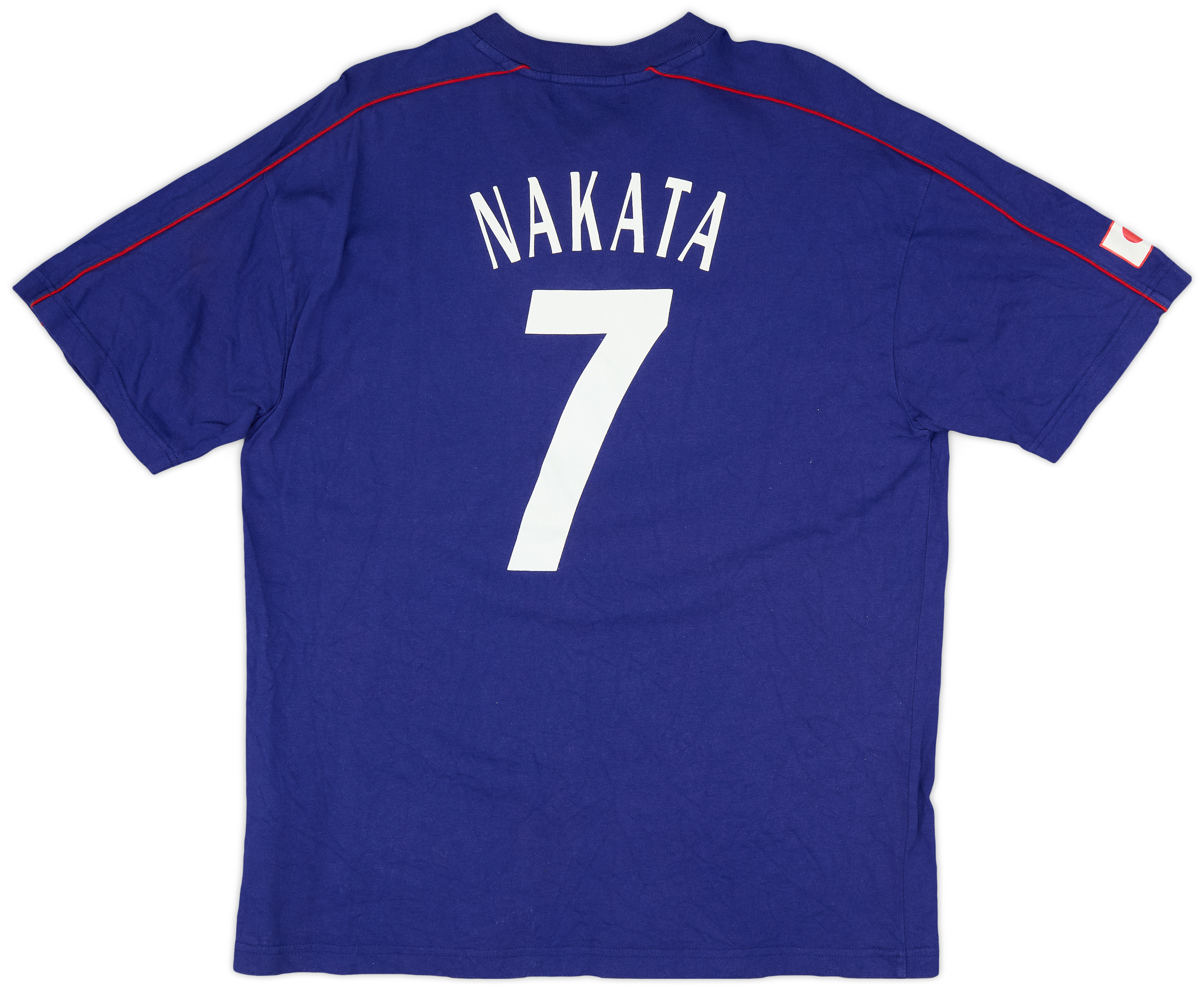 2002-03 Japan Cotton Tee Nakata #7 - 6/10 - (L)