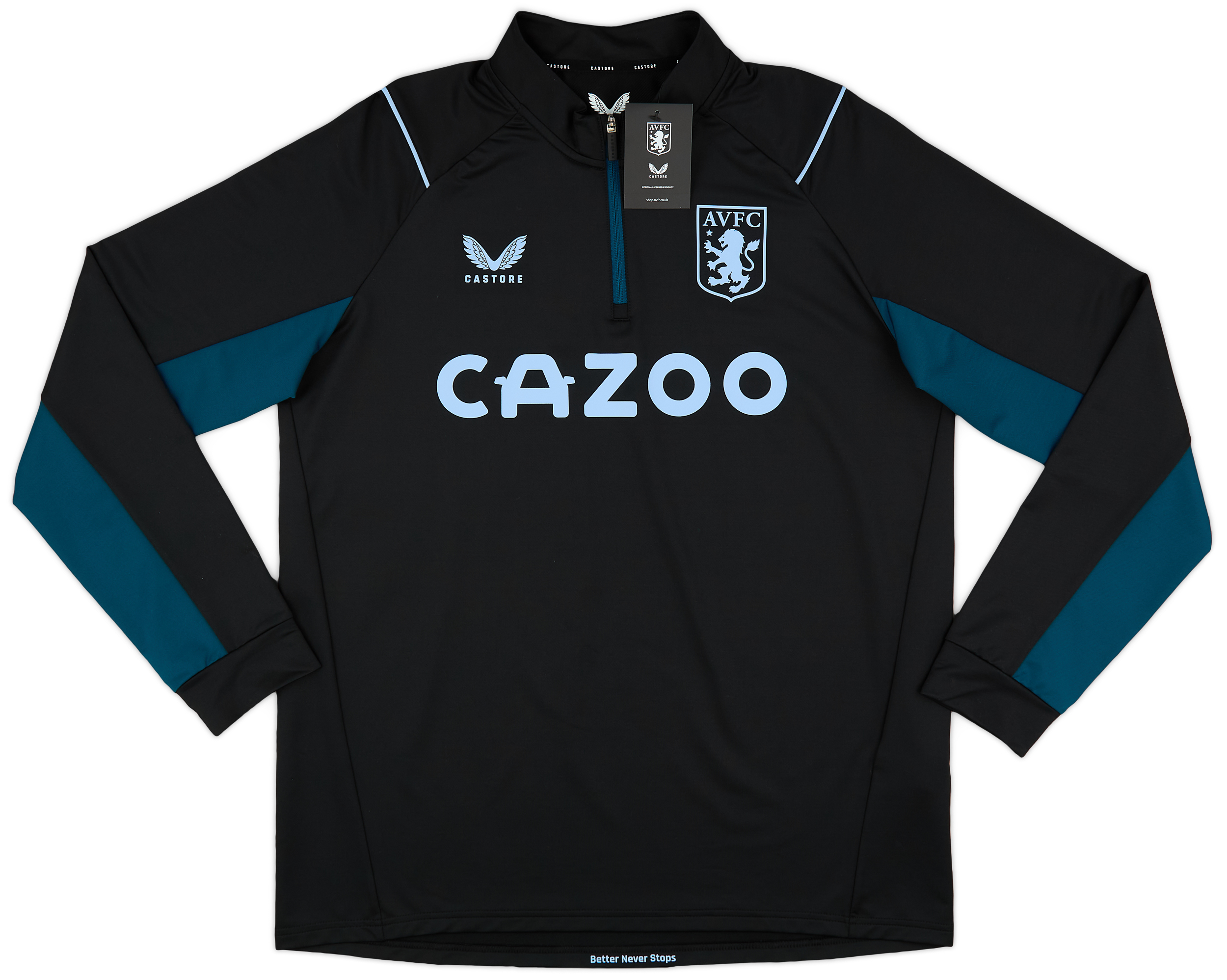 2022-23 Aston Villa Castore 1/4 Zip Training Top (S)