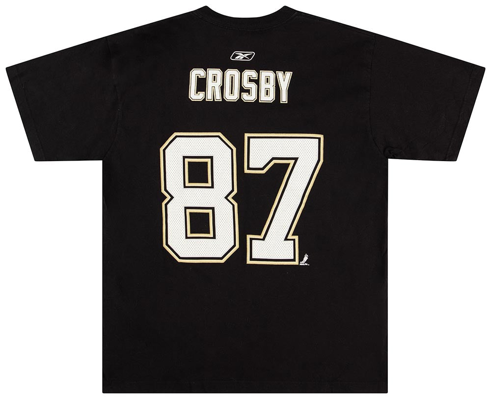 2007 08 Pittsburgh Penguins Crosby 87 Reebok Tee L