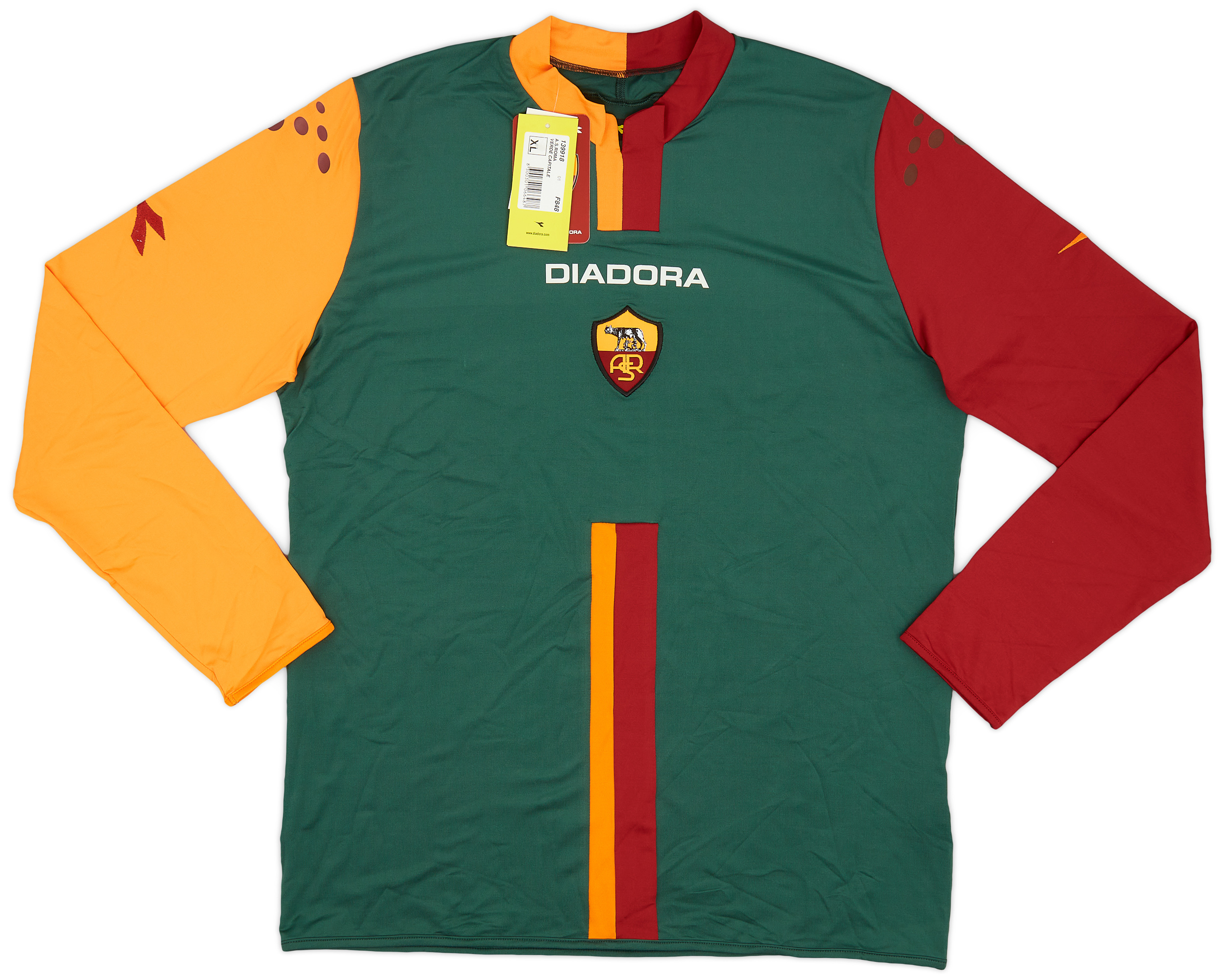 2005-06 Roma Cup Away L/S Shirt (XL)