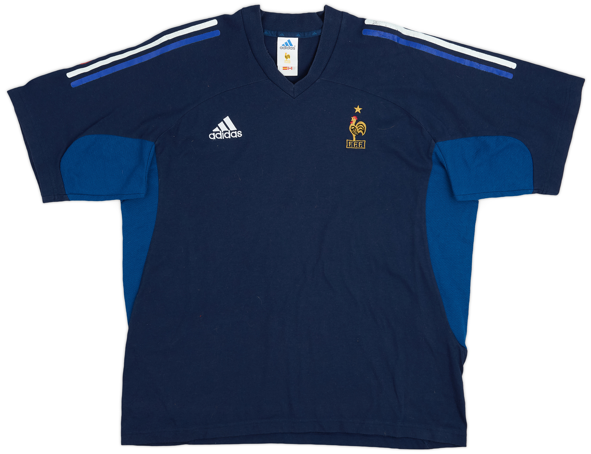 2002 04 France adidas Training Shirt 8 10 L