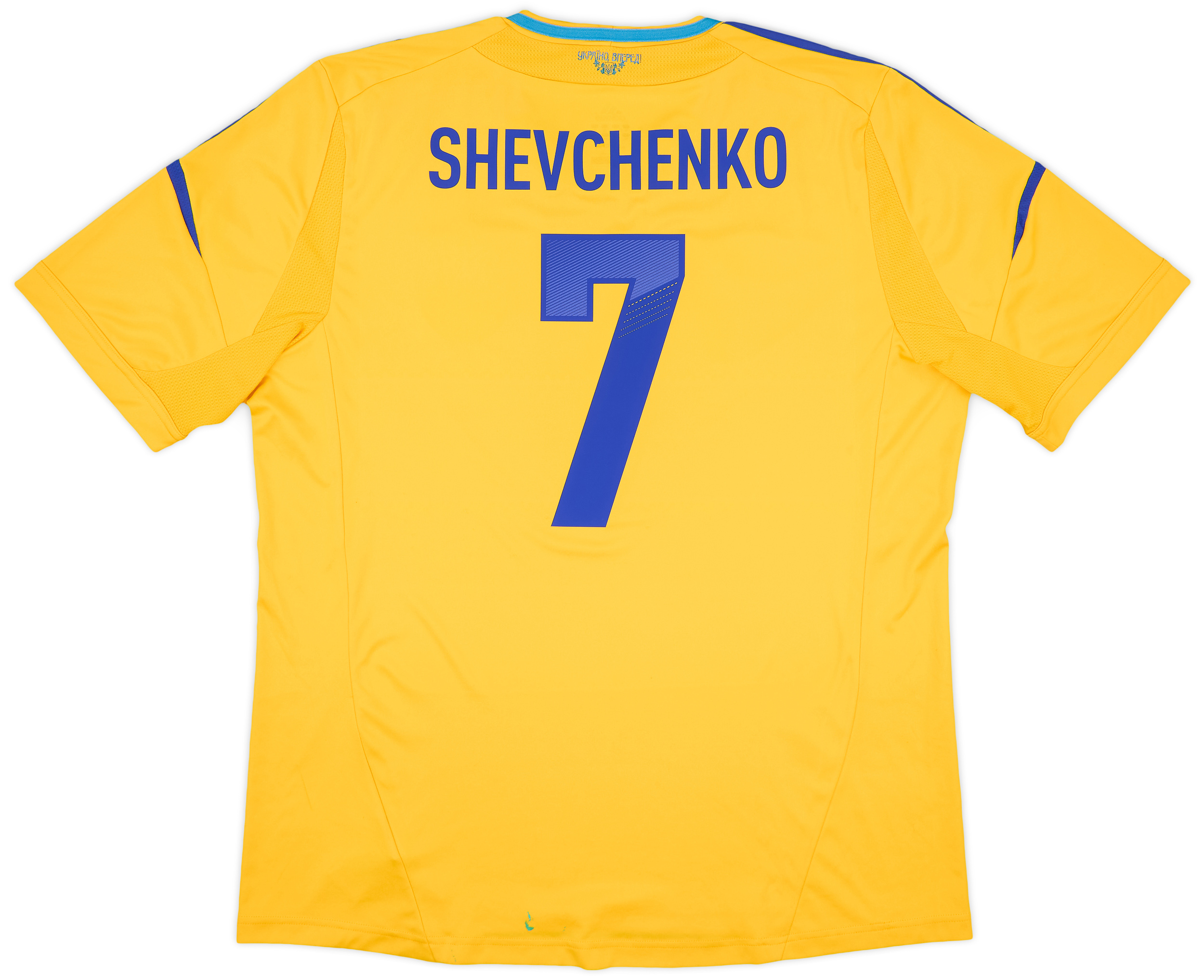 2011-13 Ukraine Home Shirt Shevchenko #7 - 6/10 - (XL)