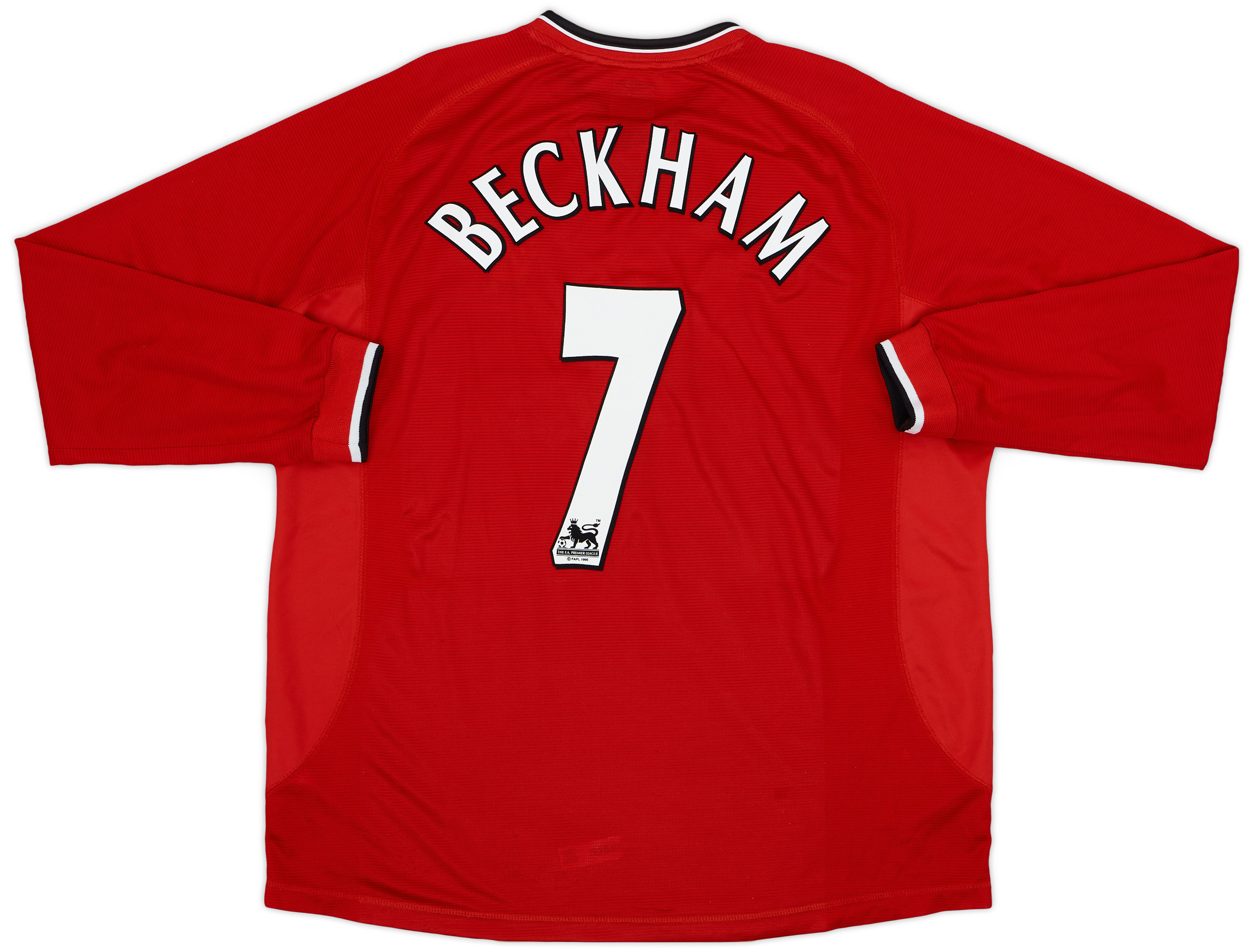 2025激安通販 Manchester 2000-02 United 8/10 - #7 Beckham Shirt L/S Home ウェア