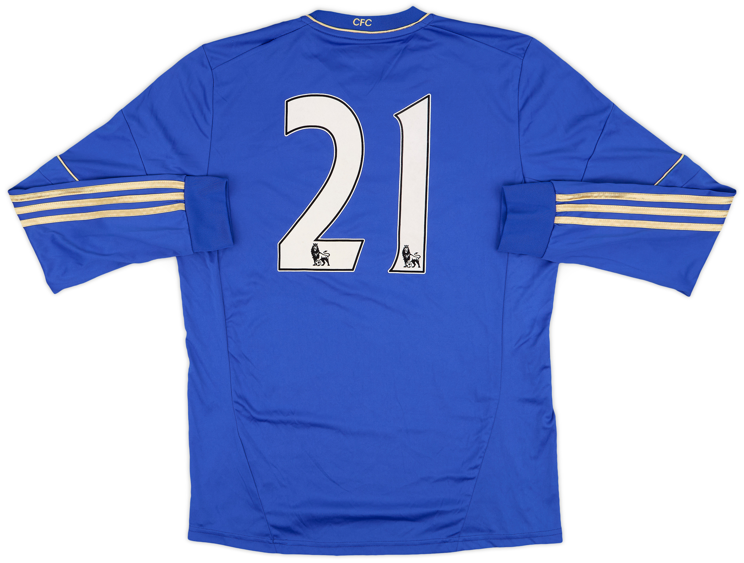 全国どこでも送料無料！ Home Chelsea 2012-13 L/S (L) - 7/10 - #21 Shirt ウェア