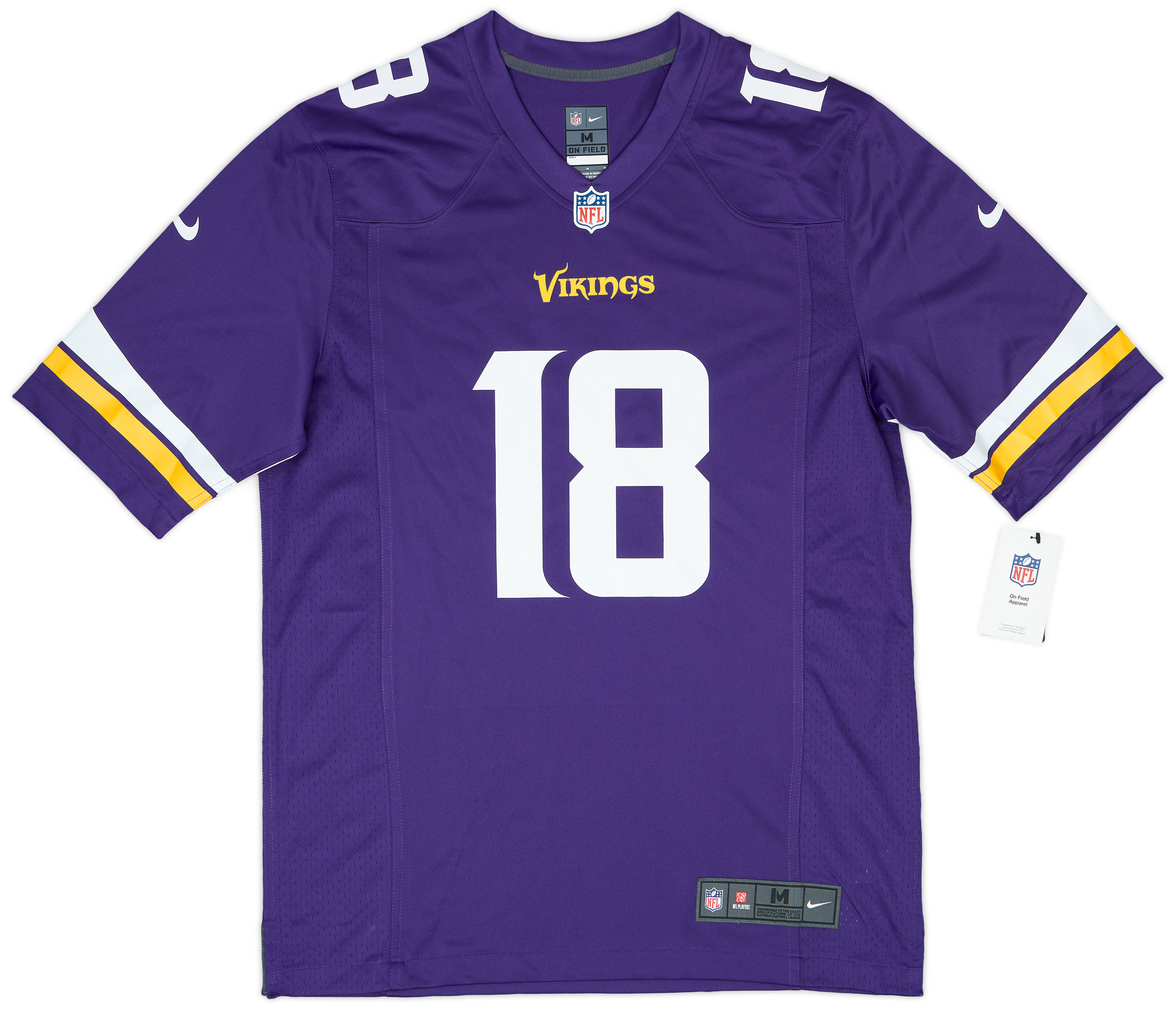 2020-24 Minnesota Vikings Jefferson #18 Nike Game Home Jersey (M)