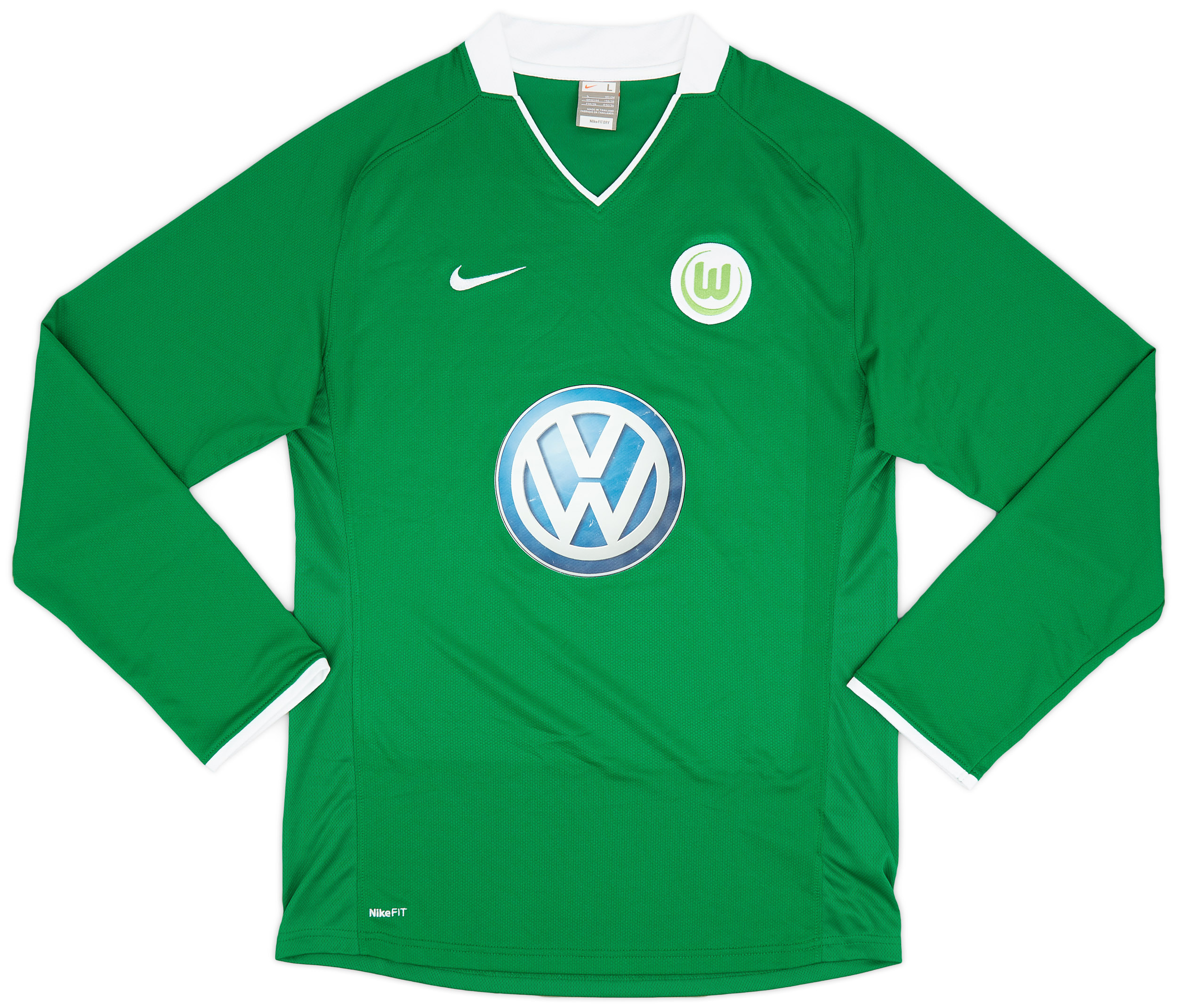 09-10 vintage CL WOLFSBURG HASEBE 13番 Wolfsburg Football Shirts | Classic Retro Vintage Wolfsburg