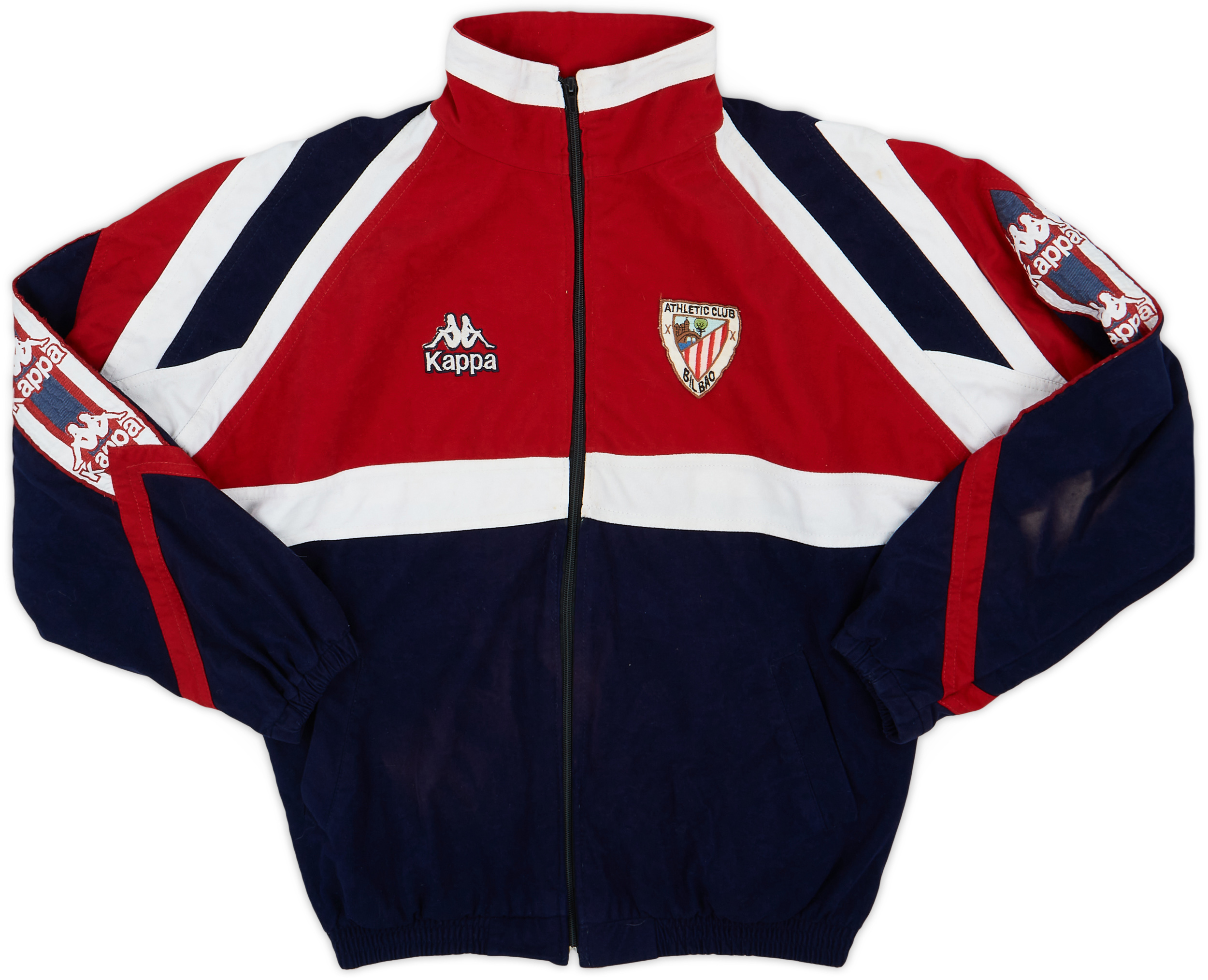1995-97 Athletic Bilbao Kappa Track Jacket - 9/10 - (XL.Boys)