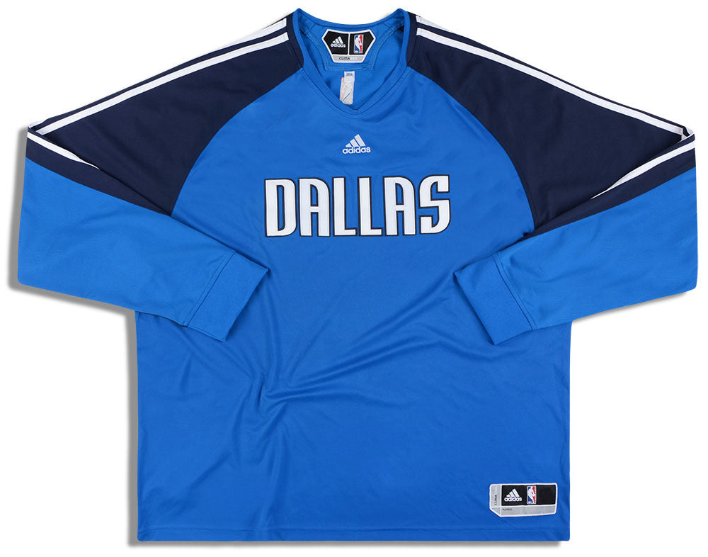 2010-14 Authentic Dallas Mavericks adidas Shooting Shirt XXL