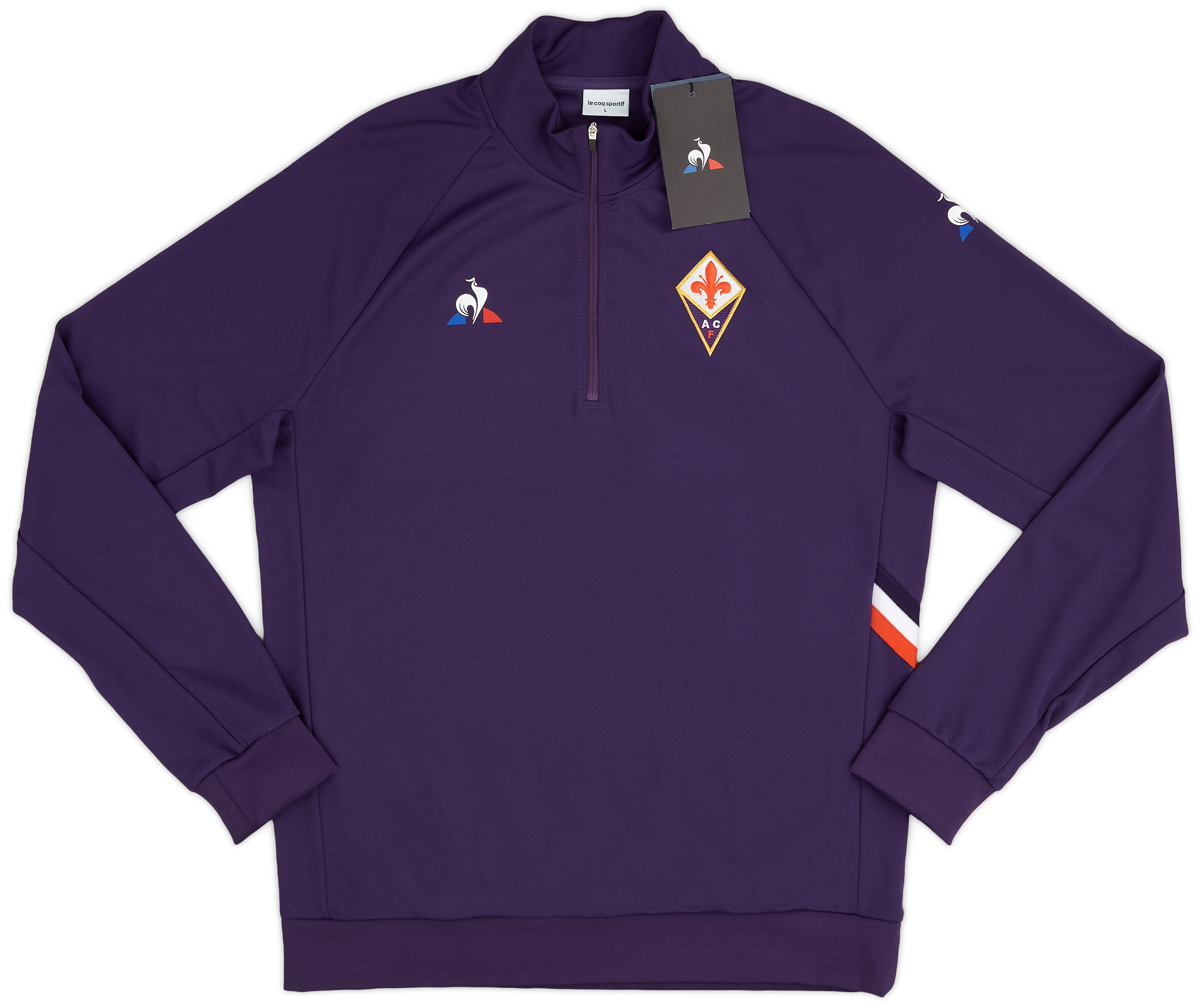 2019 20 Fiorentina Le Coq Sportif 1 4 Zip Training Top