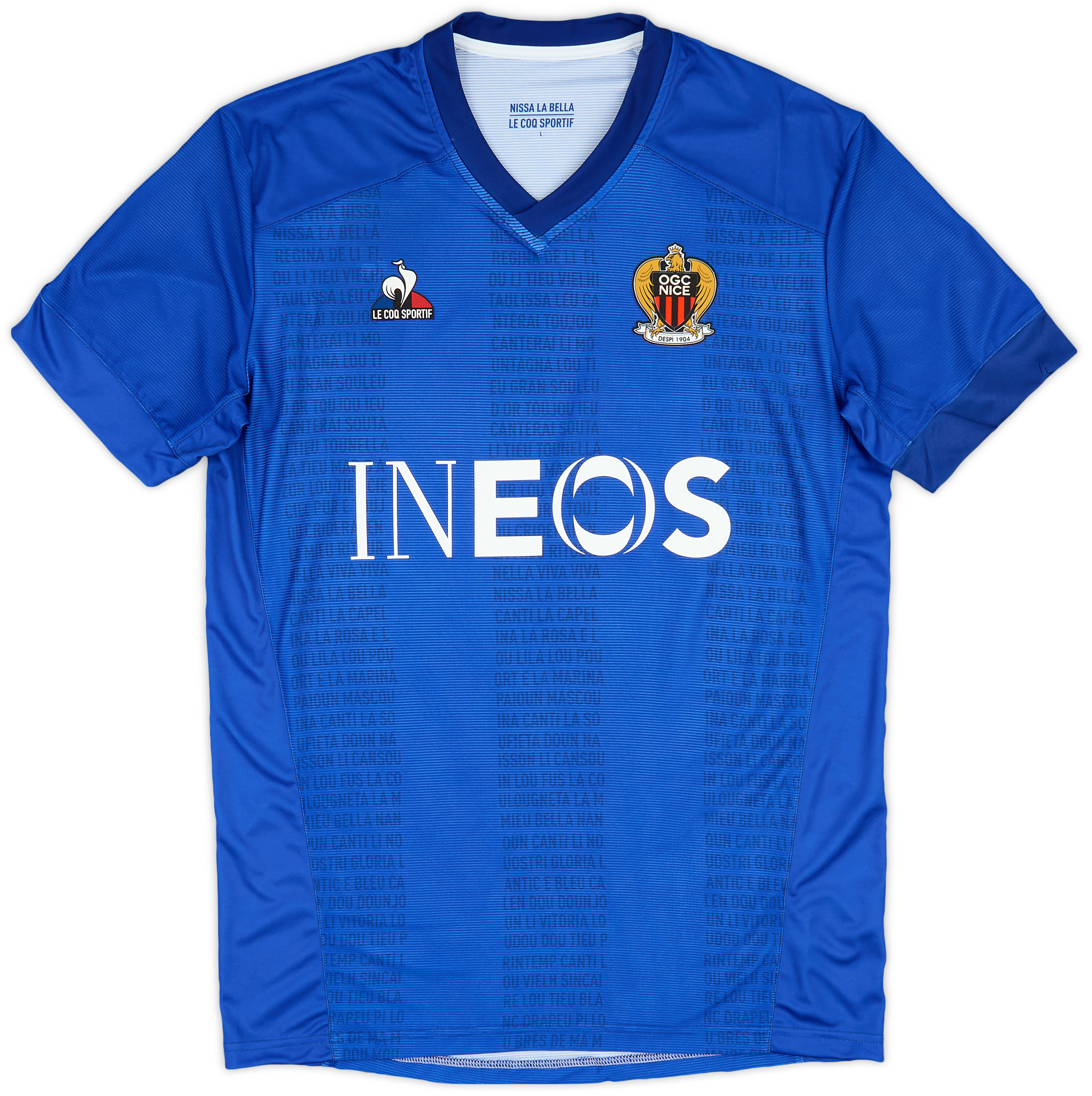 2023-24 Nice Le Coq Sportif Pre-Match Shirt