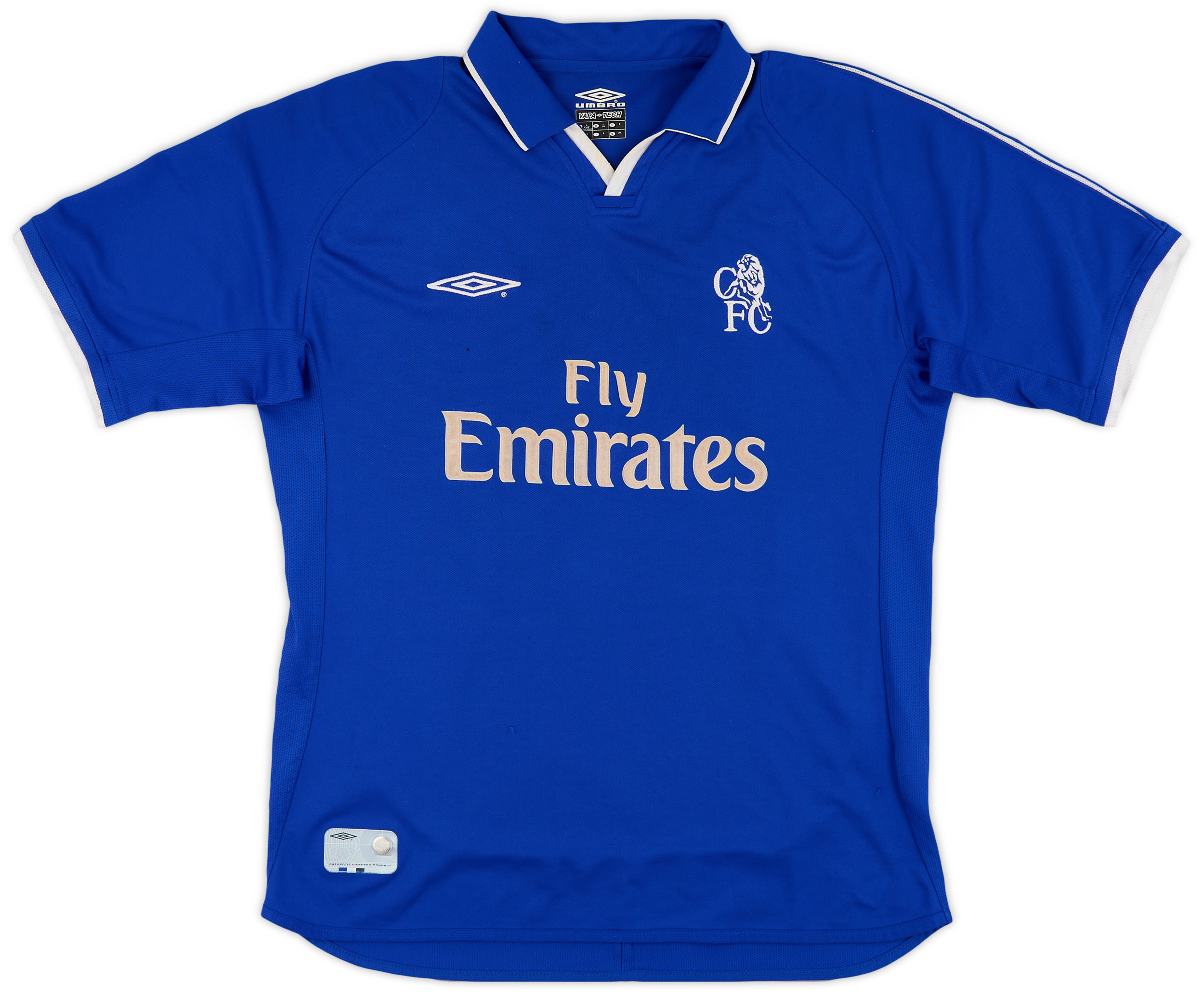 2001-03 Chelsea Home Shirt Zola #25 - 6/10 - (L)