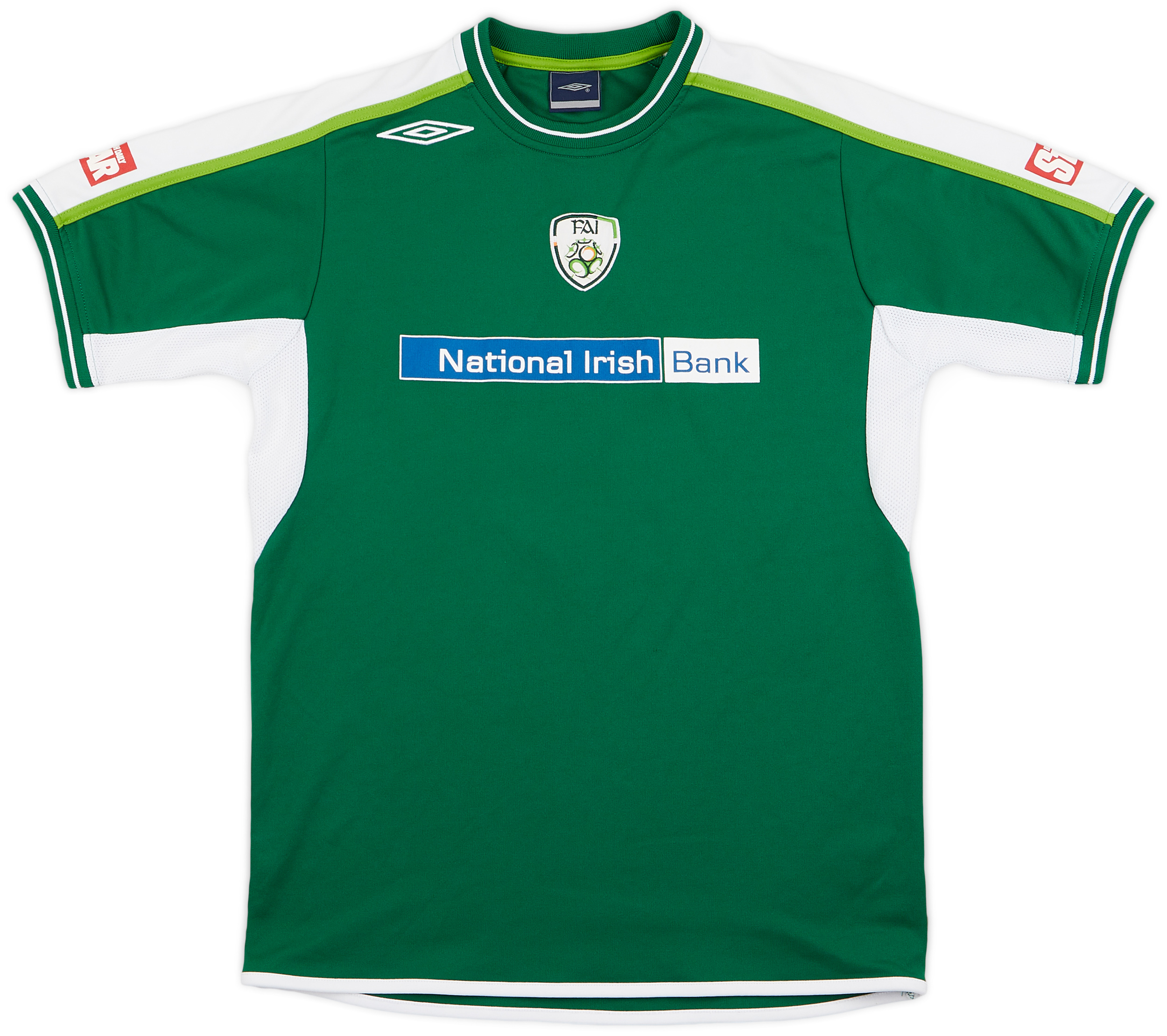 IRELAND NATIONAL TEAM 2004 HOME FOOTBALL SHIRT SOCCER JERSEY