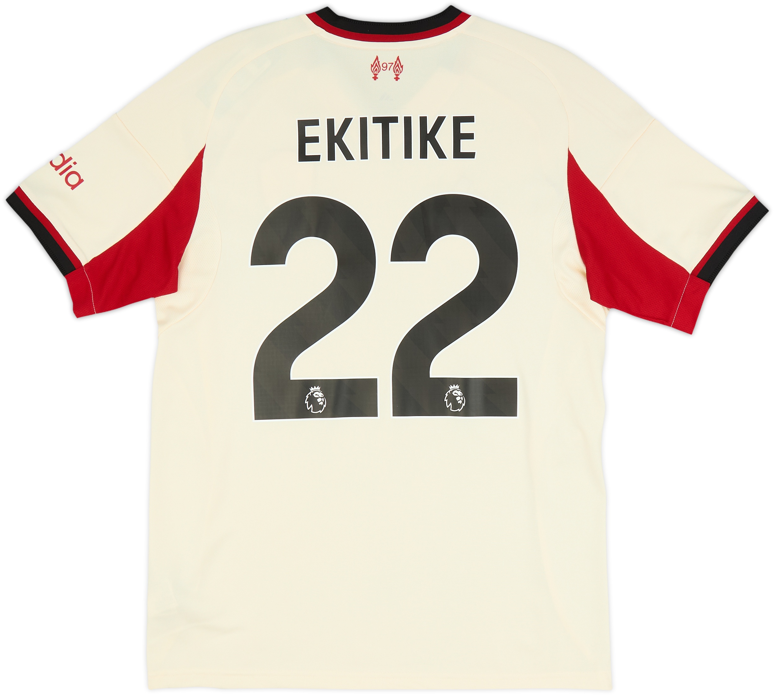 2025-26 Liverpool Away Shirt Ekitike #22