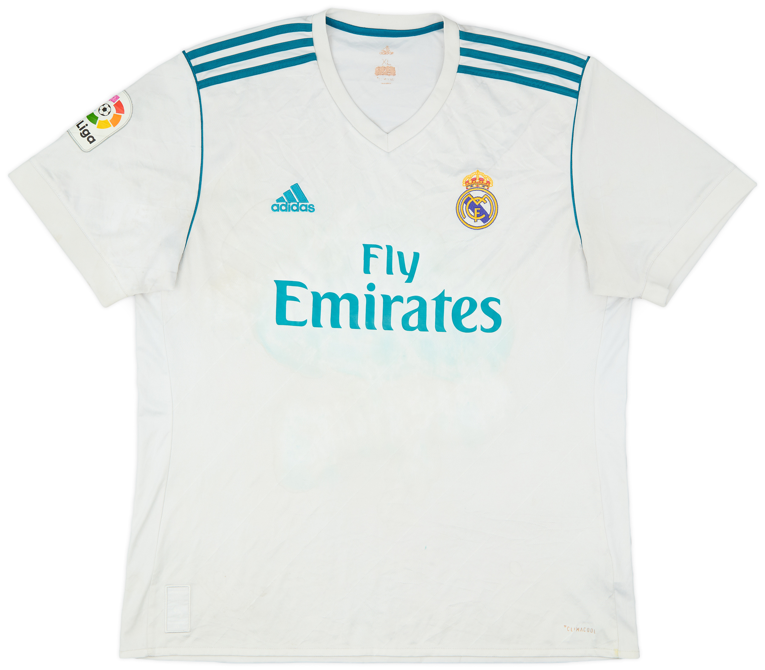 ウェア REAL MADRID - 2017/2018 (Home) 2017-18 Real Madrid Home L/S Shirt - 8/10 - (L.Boys)
