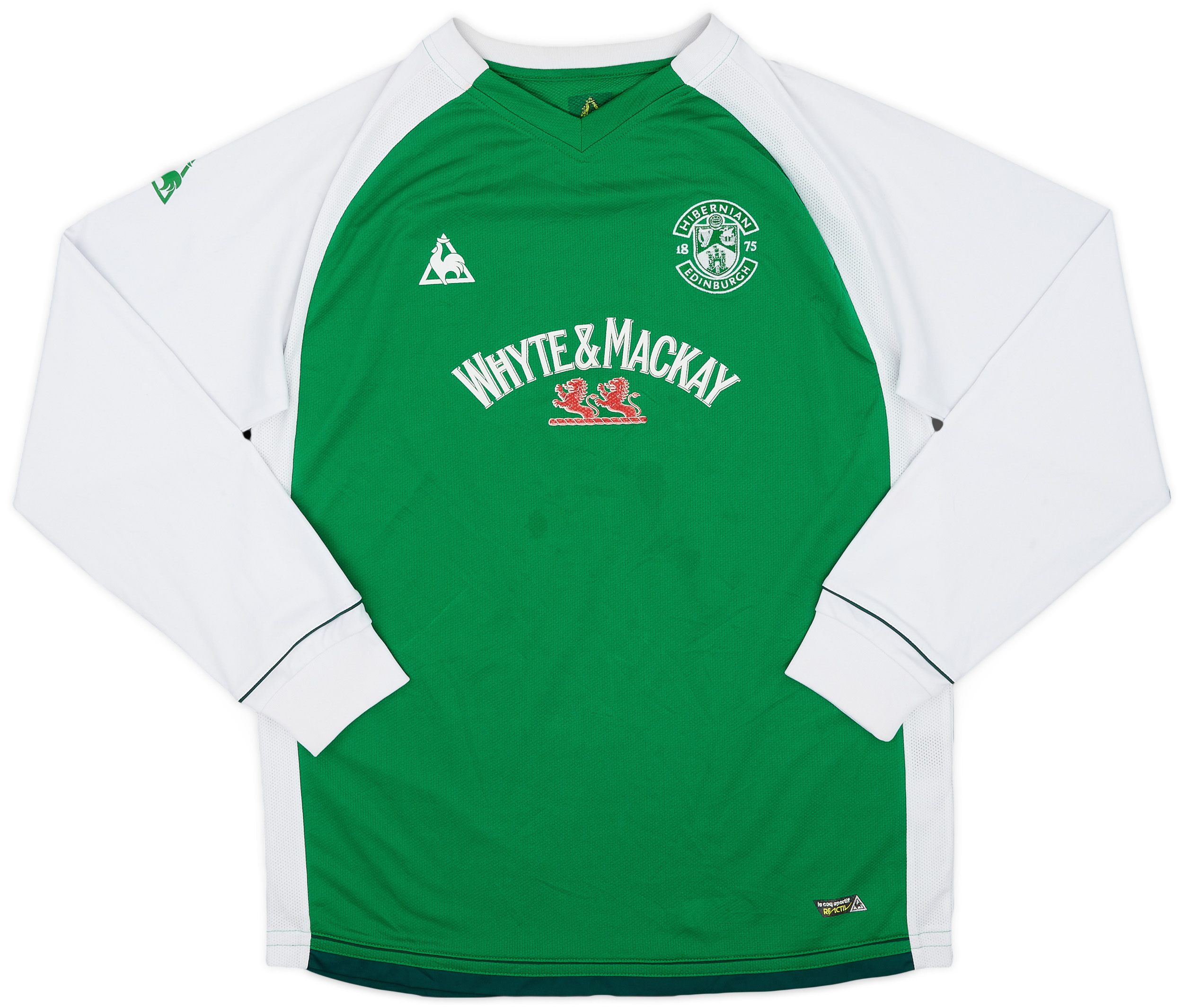 2008-09 Hibernian Home L/S Shirt - 7/10 - (L)
