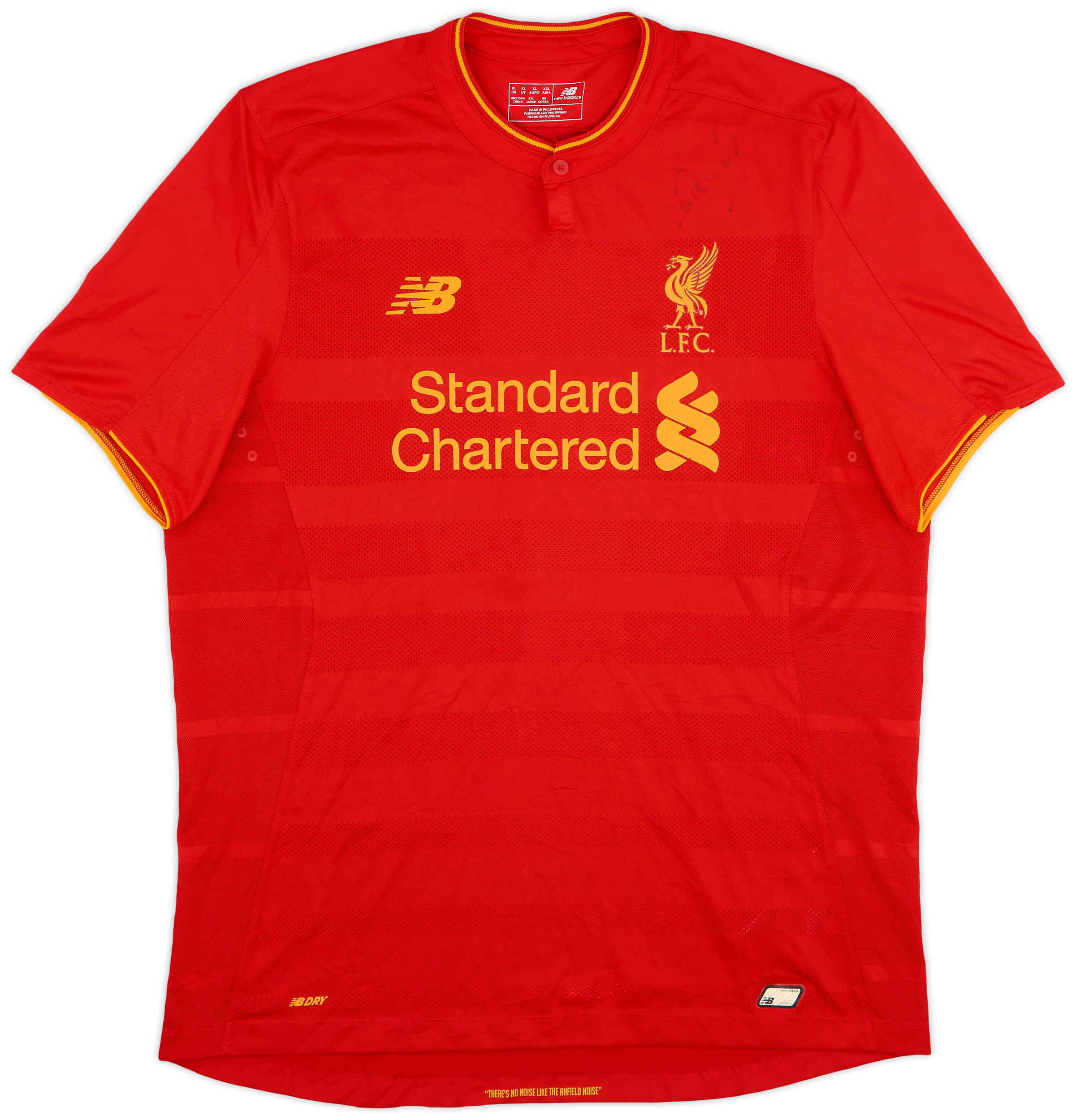 2016-17 Liverpool Signed Home Shirt - 8/10 - (XL)