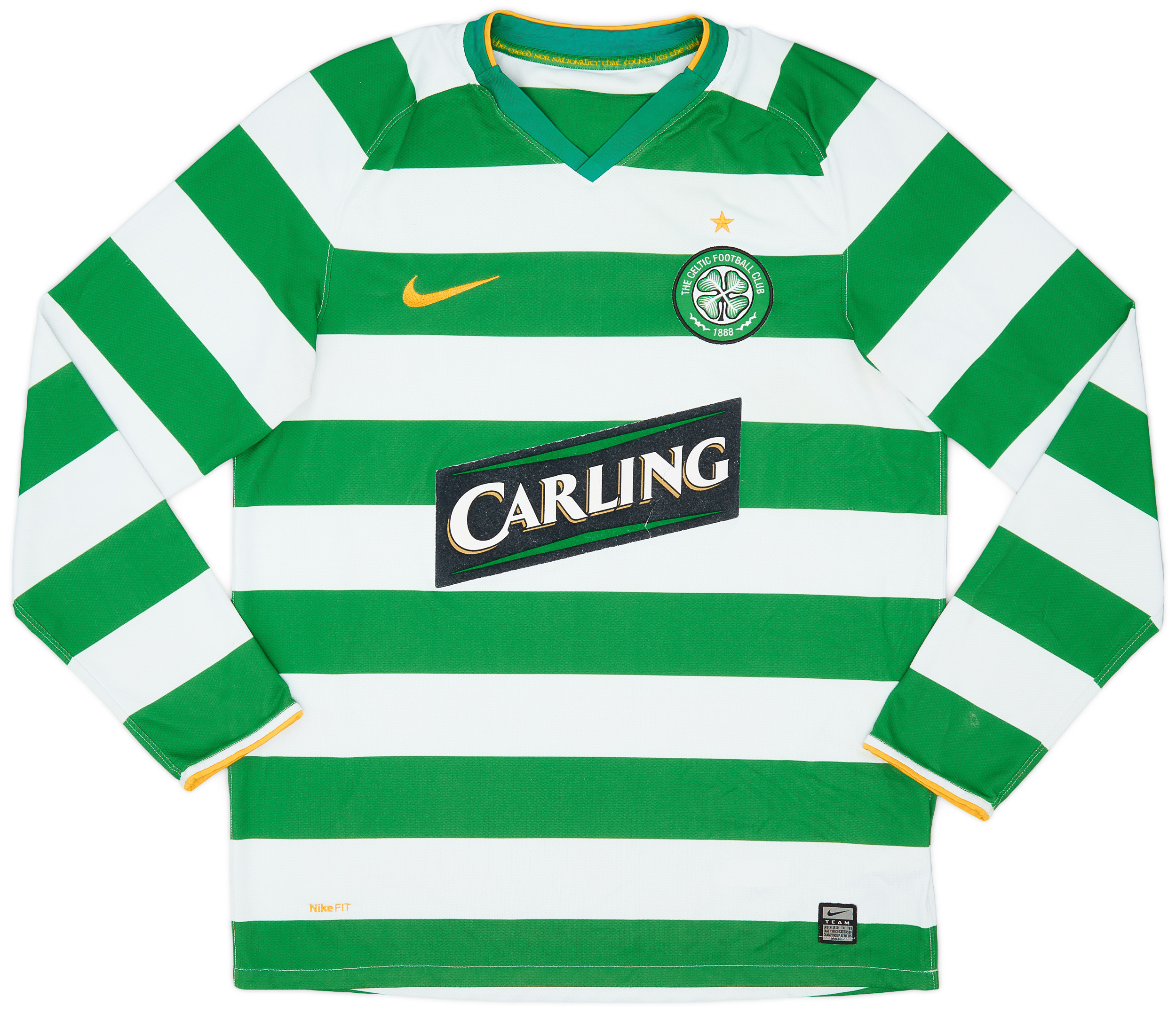 2008-10 Celtic Home Shirt L/S Nakamura #25 - 5/10 - (M)