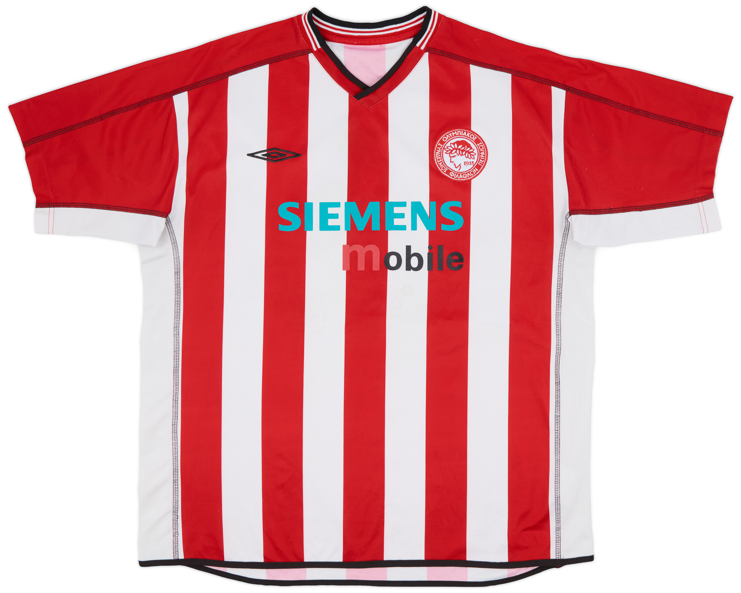 2002-03 Olympiakos Home Shirt - 6/10 - (XL)