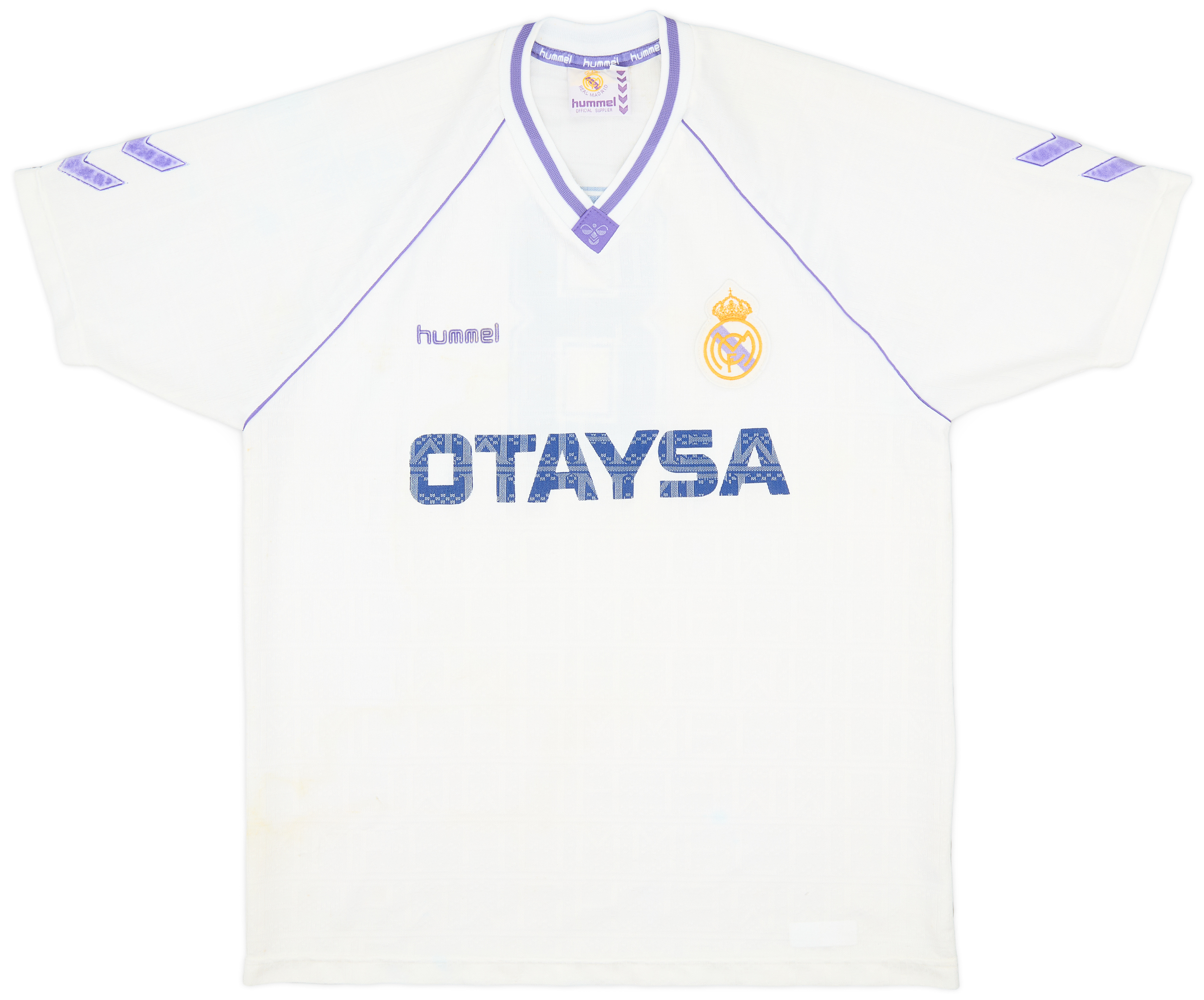 1990-91 Real Madrid Home Shirt #8 - 6/10 - (XL) 1990-91 Real Madrid Home Shirt #8 - 6/10 - (XL)