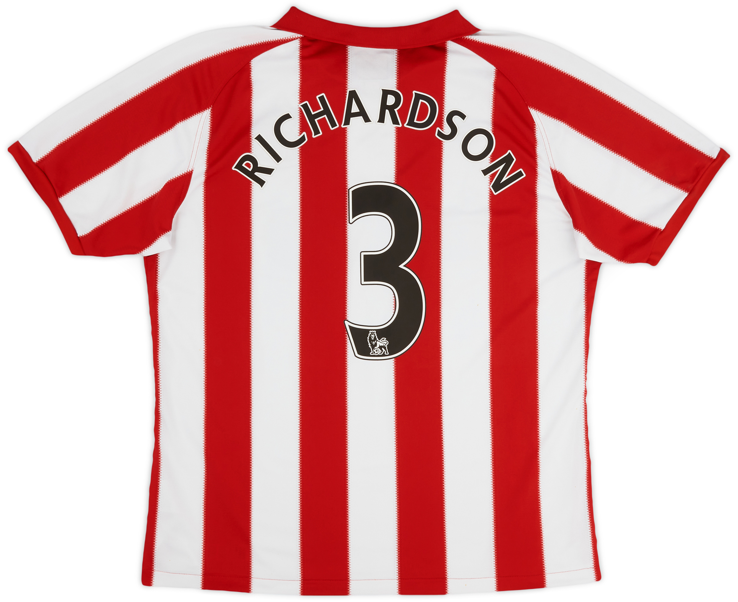 2010-11 Sunderland Home Shirt Richardson #3 - 6/10 - (L)