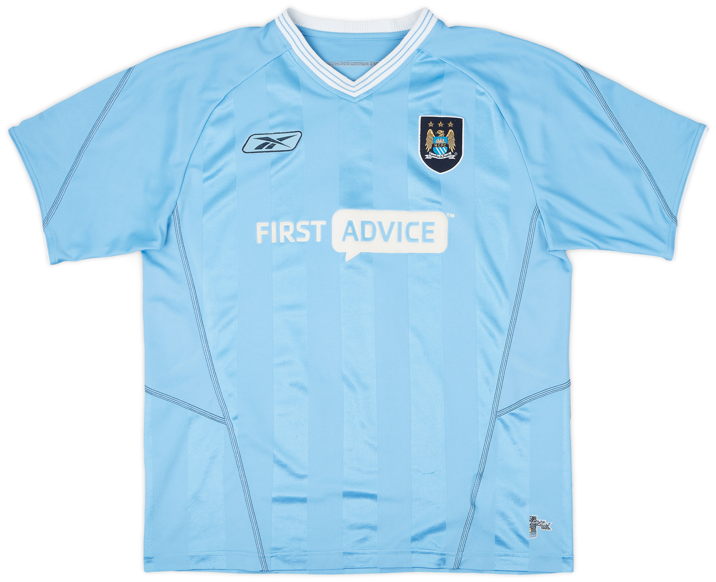 ウェア Manchester City 03/04 Home 2003-04 Manchester City Home Shirt Fowler #8 - 8/10 - (L)