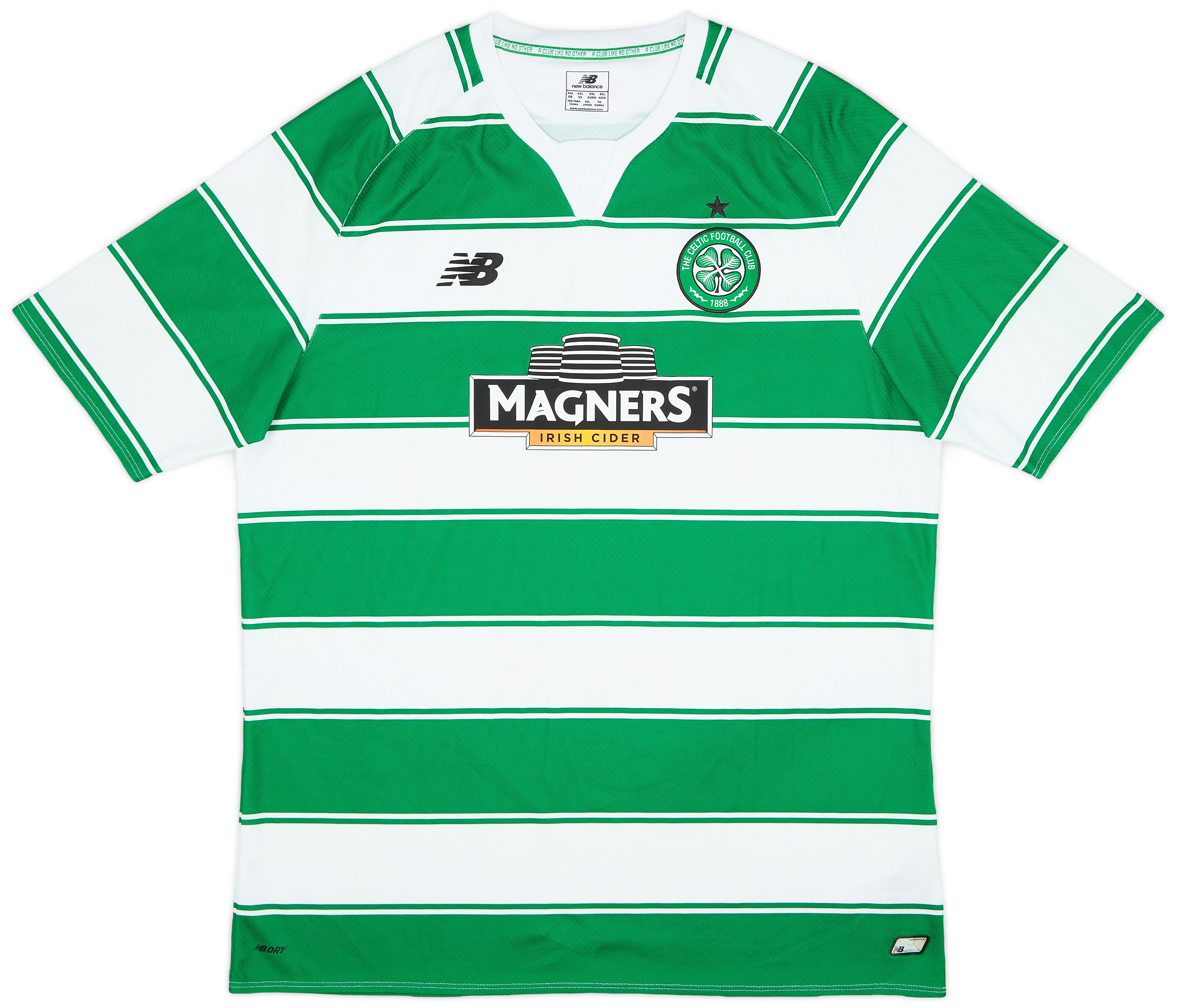 2015-16 Celtic Home Shirt - 8/10 - (XXL)