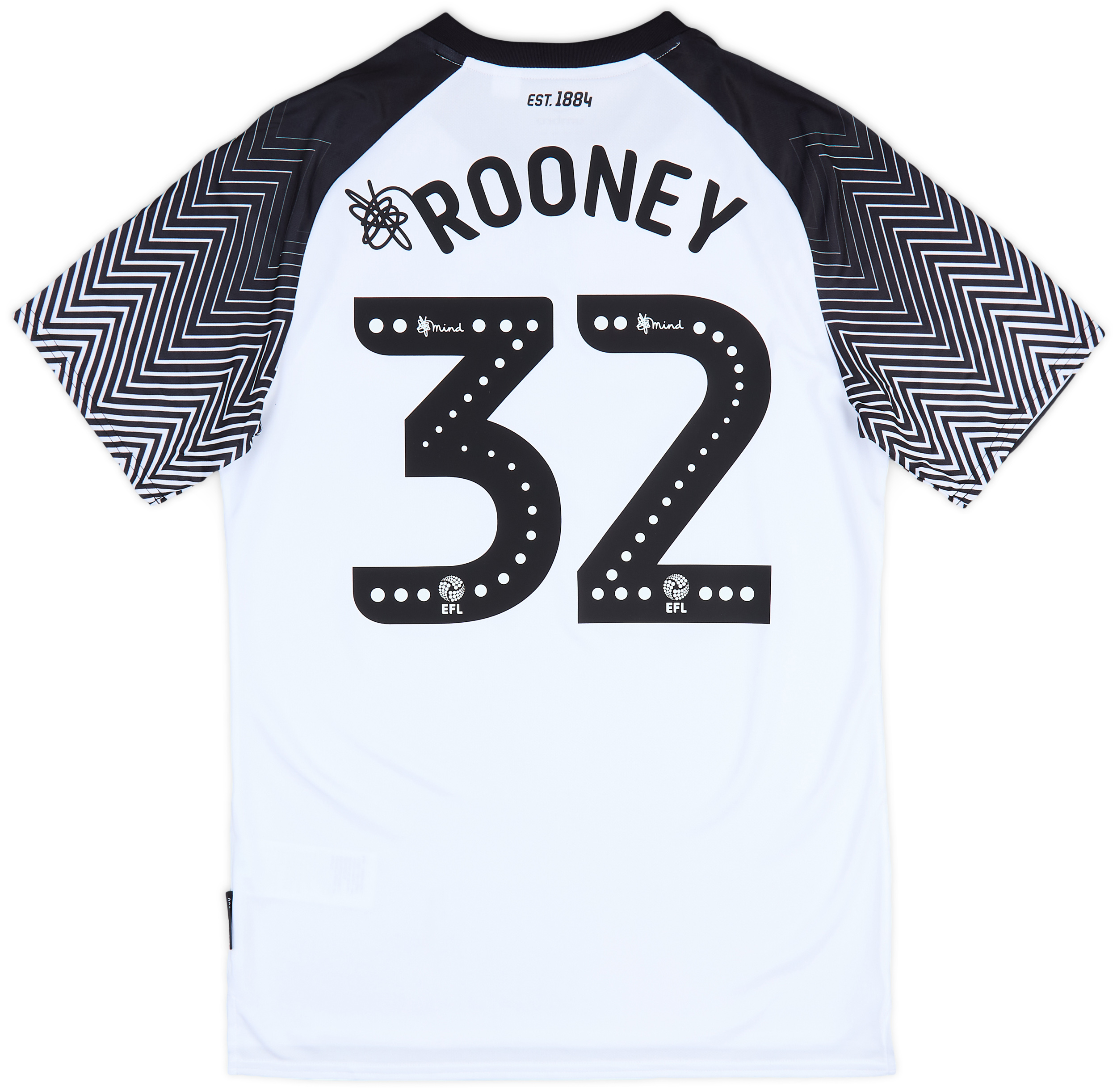 2019-20 Derby County Home Shirt Rooney #32