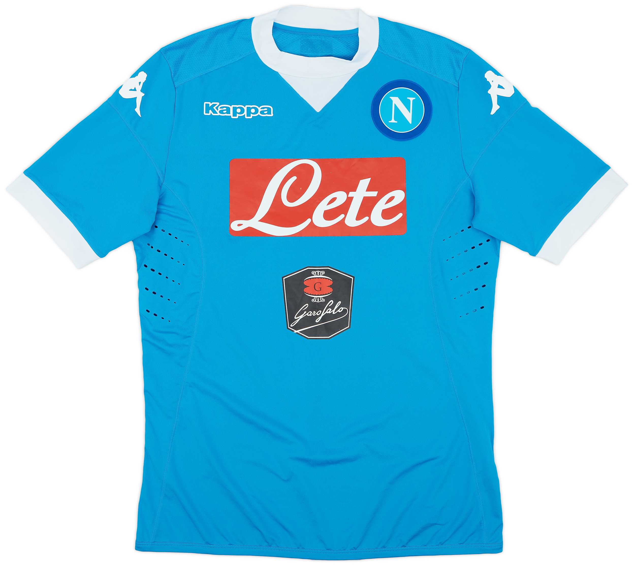 2015-16 Napoli Authentic Home Shirt - 8/10 - (L)