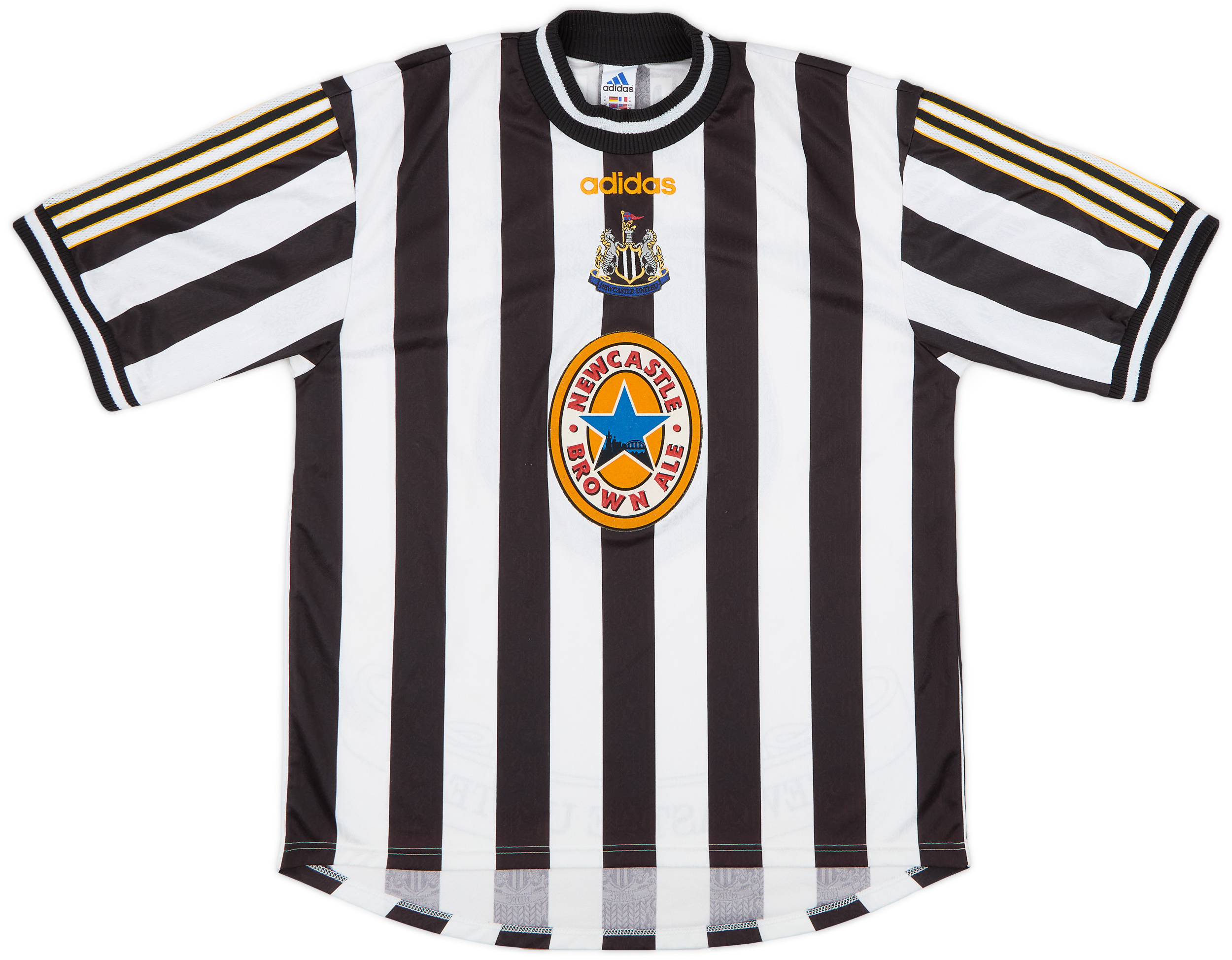 1997-99 Newcastle Home Shirt Shearer #9 - 6/10 - (Y)