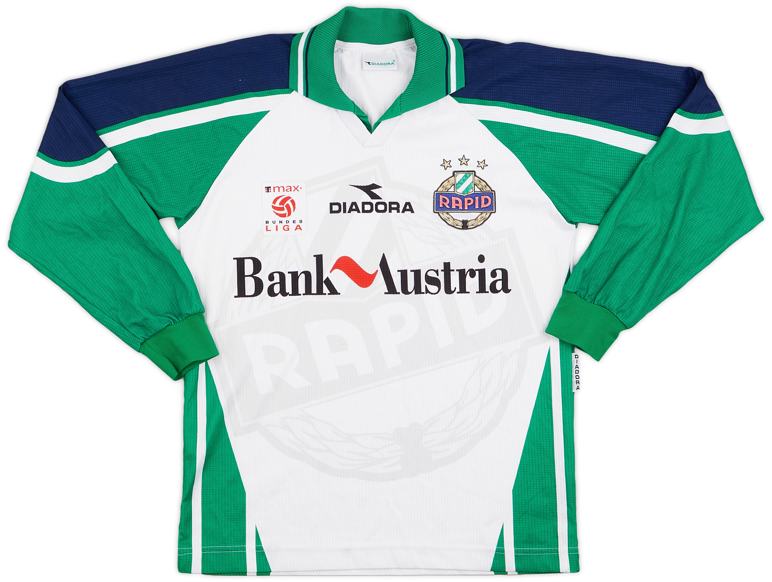 1998-99 Rapid Vienna Home L/S Shirt - 9/10 - (S)