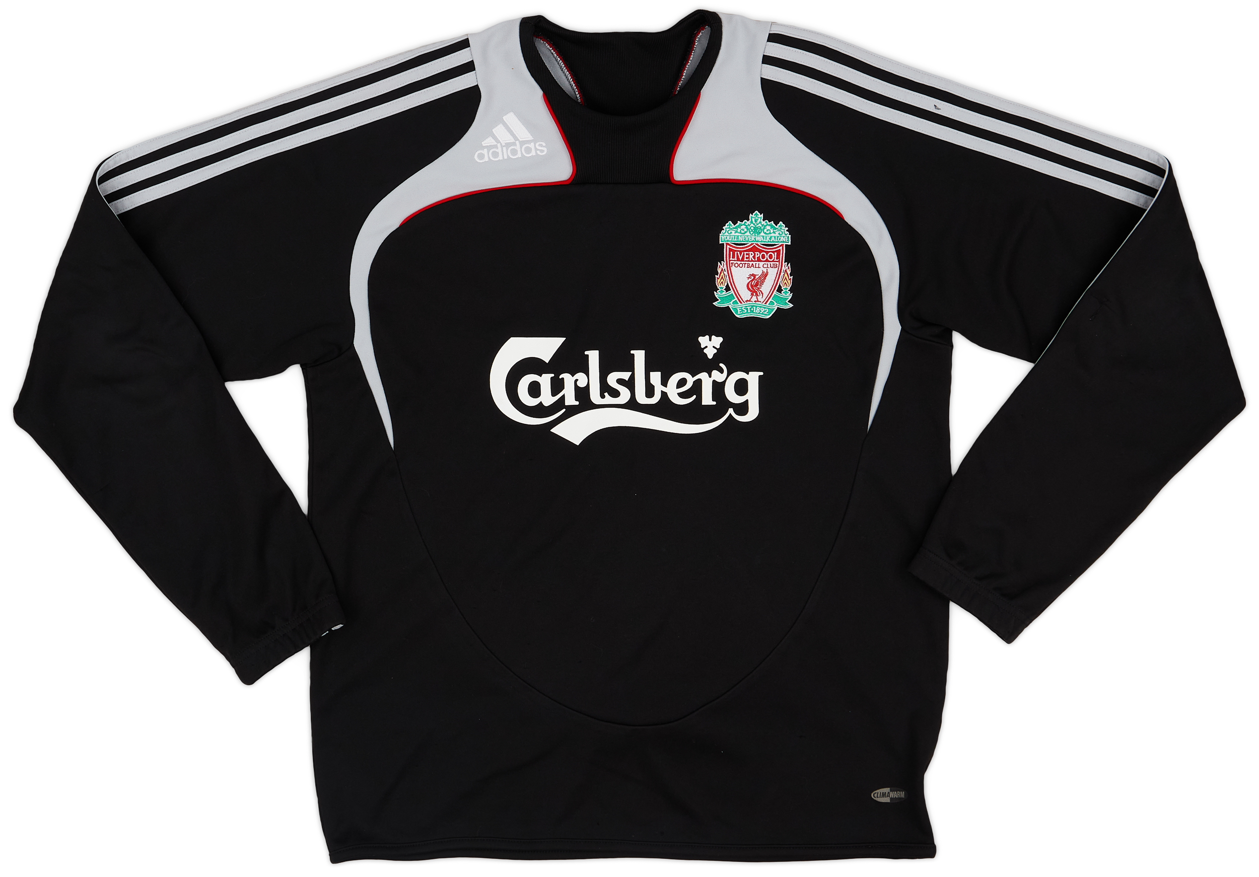 2008-09 Liverpool adidas Sweat Top - 9/10 - (S) 