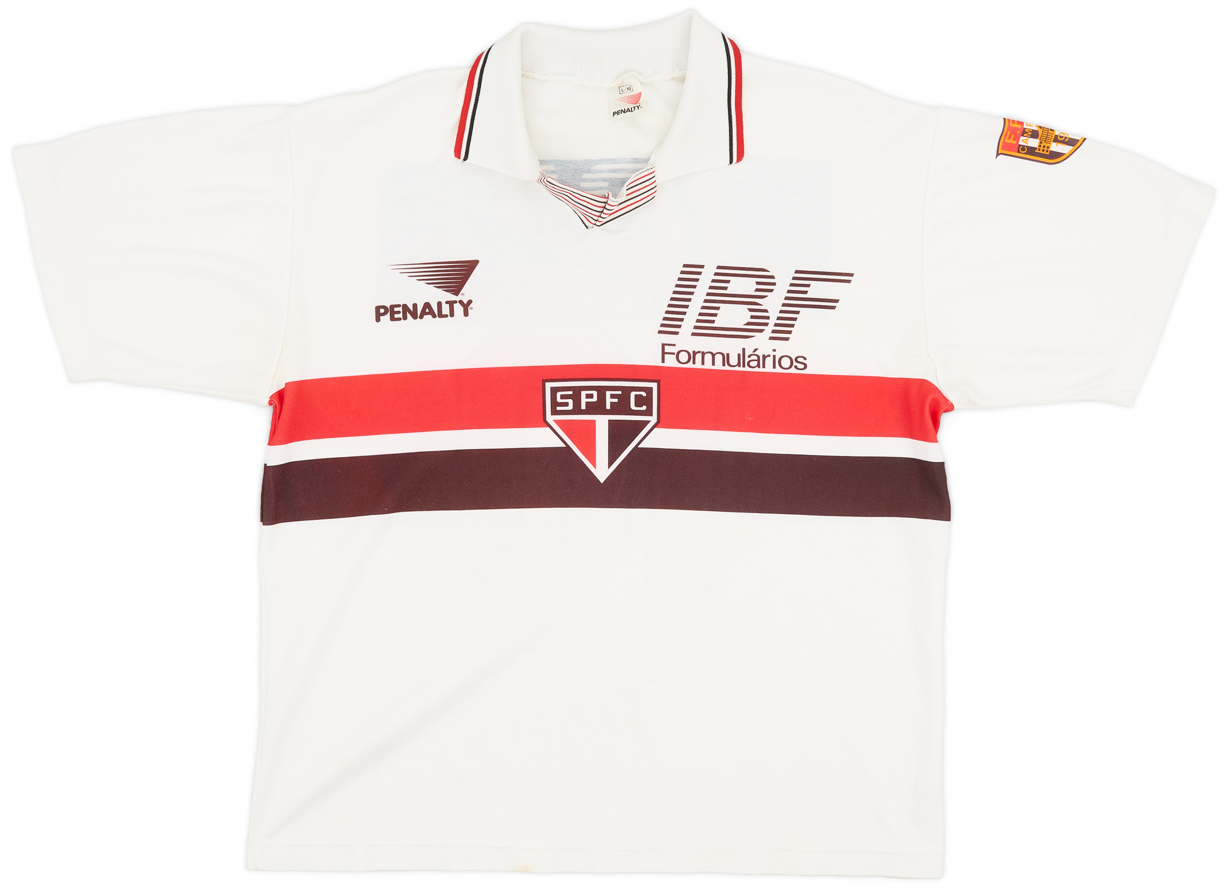 1992 Sao Paulo Home Shirt #10 - 7/10 - (L)