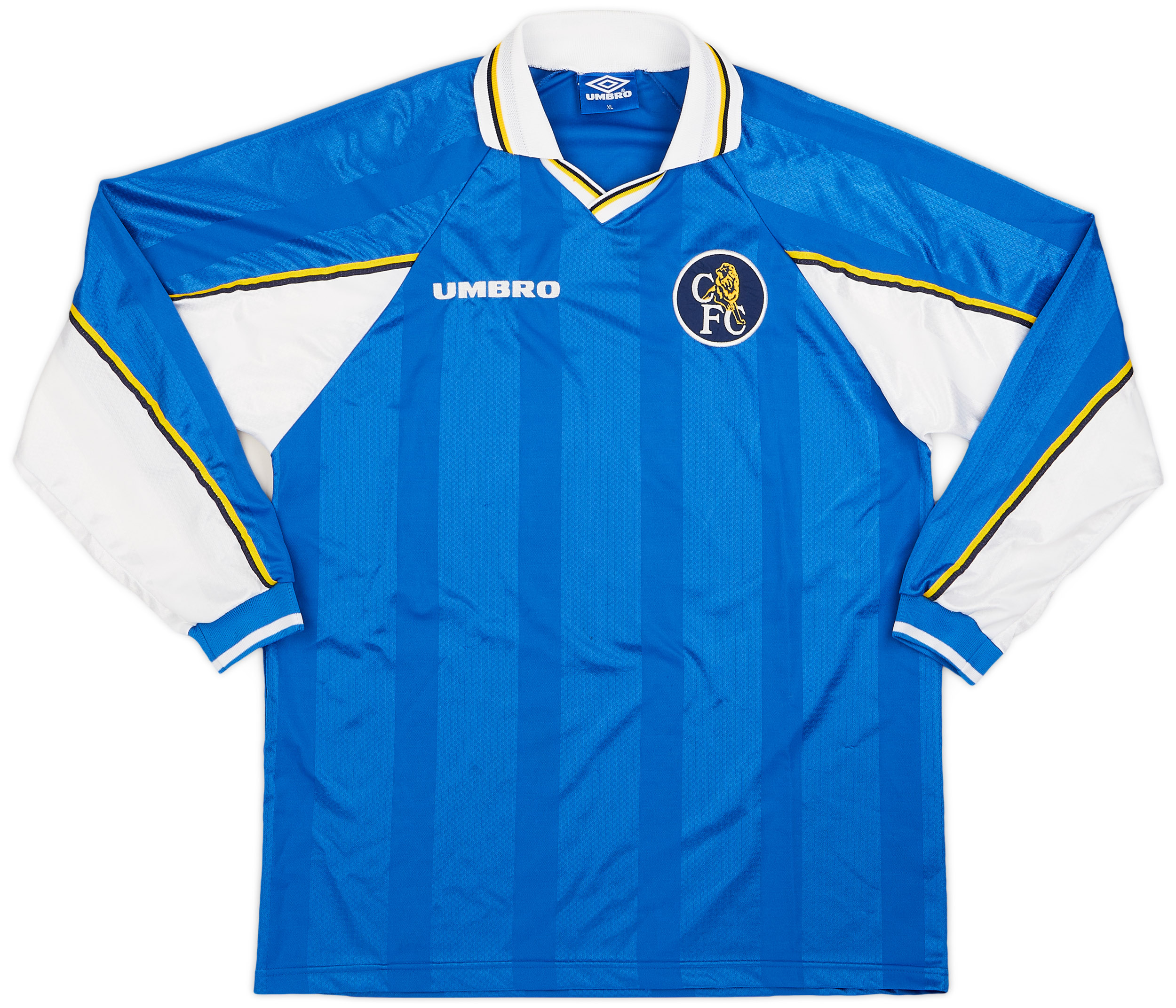 1997-99 Chelsea Player Issue Home L/S Shirt Zola #25 - 8/10 1997-99 Chelsea Player Issue Home L/S Shirt Zola #25 - 8/10