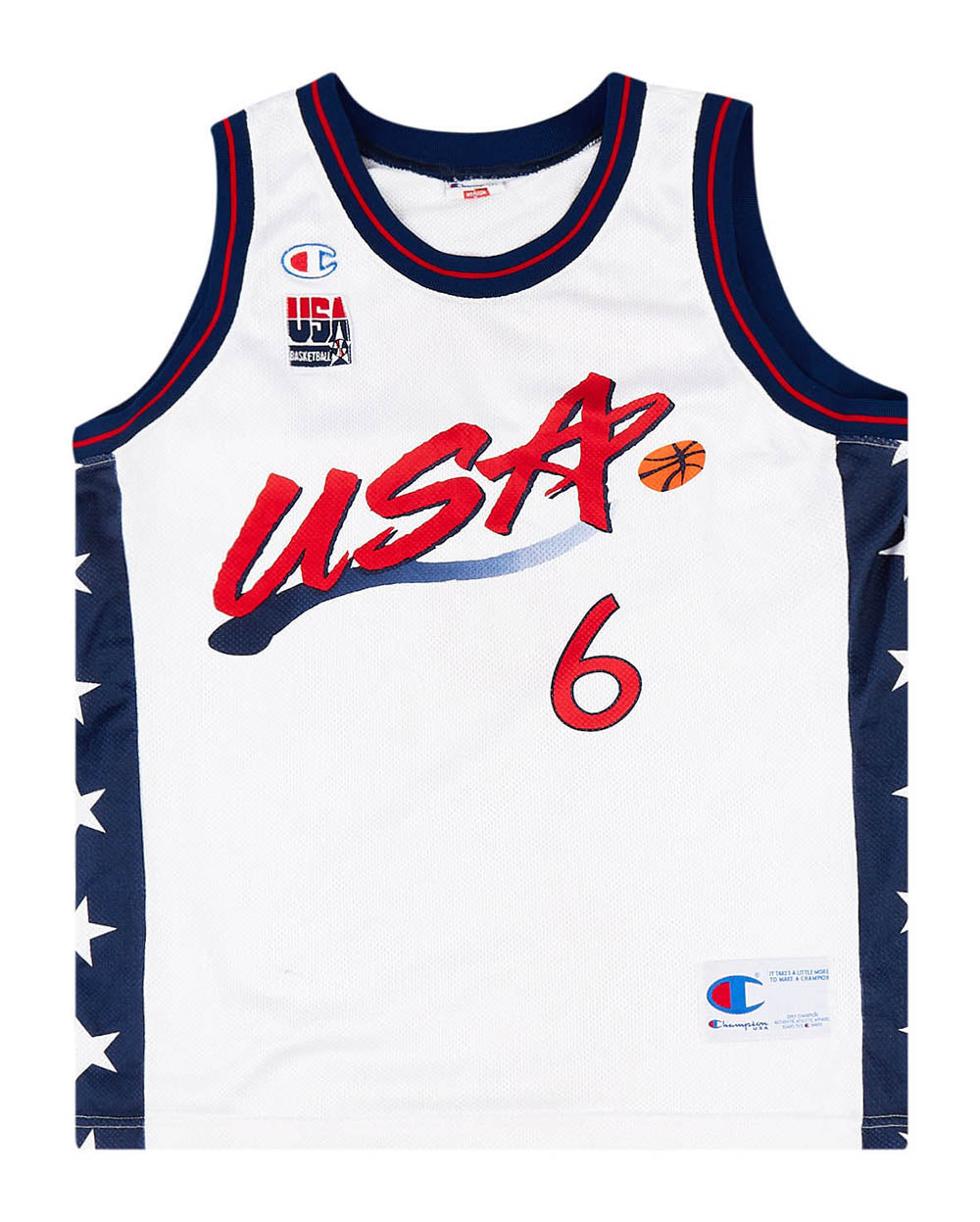 1996-99 USA Hardaway #6 Champion Jersey (Home) M