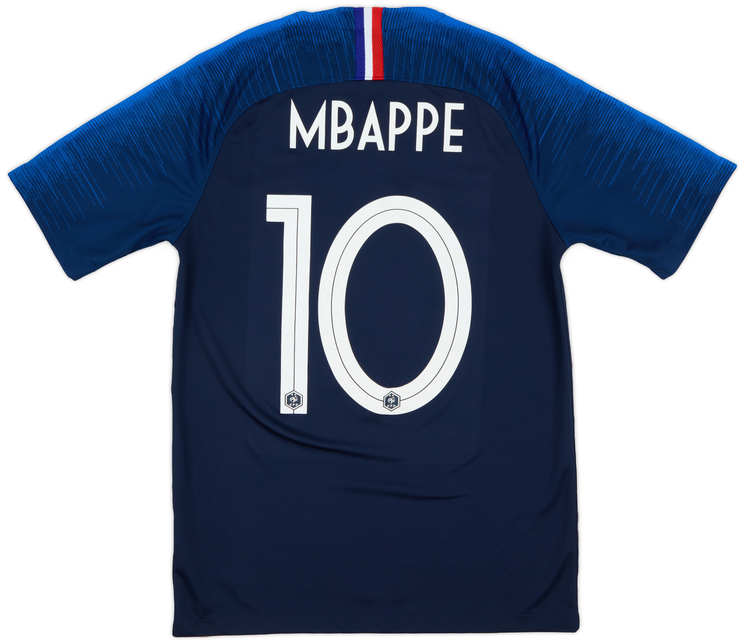 Frankrike Matchtröjor Mbappe 10 Borta Fotbollströja VM 2018