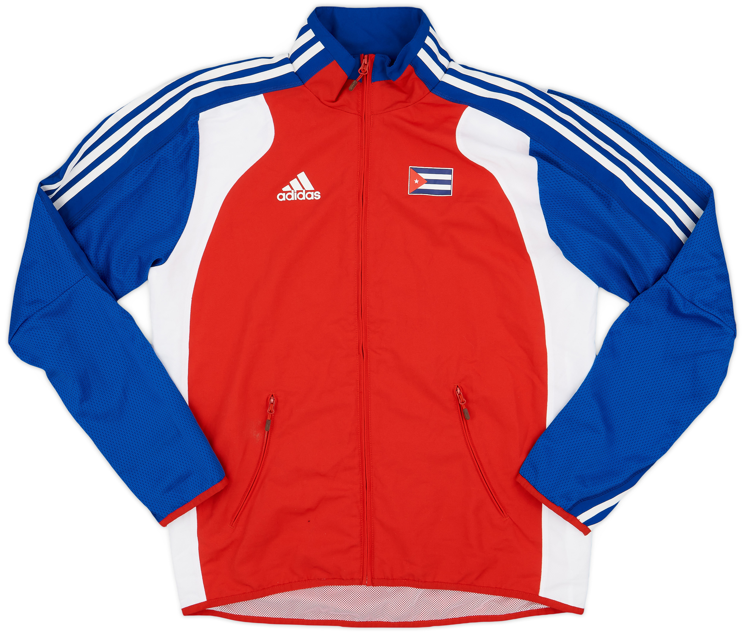 adidas CUBA サッカージャケット 赤 XO Rare Adidas Originals Cuba Football Jacket Soccer Track Top