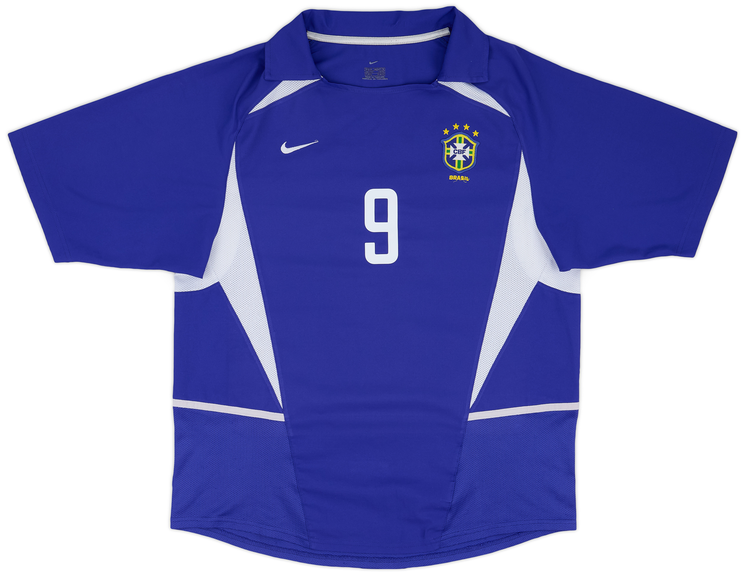 2002-04 Brazil Away Shirt Ronaldo #9 - 8/10 - (M)
