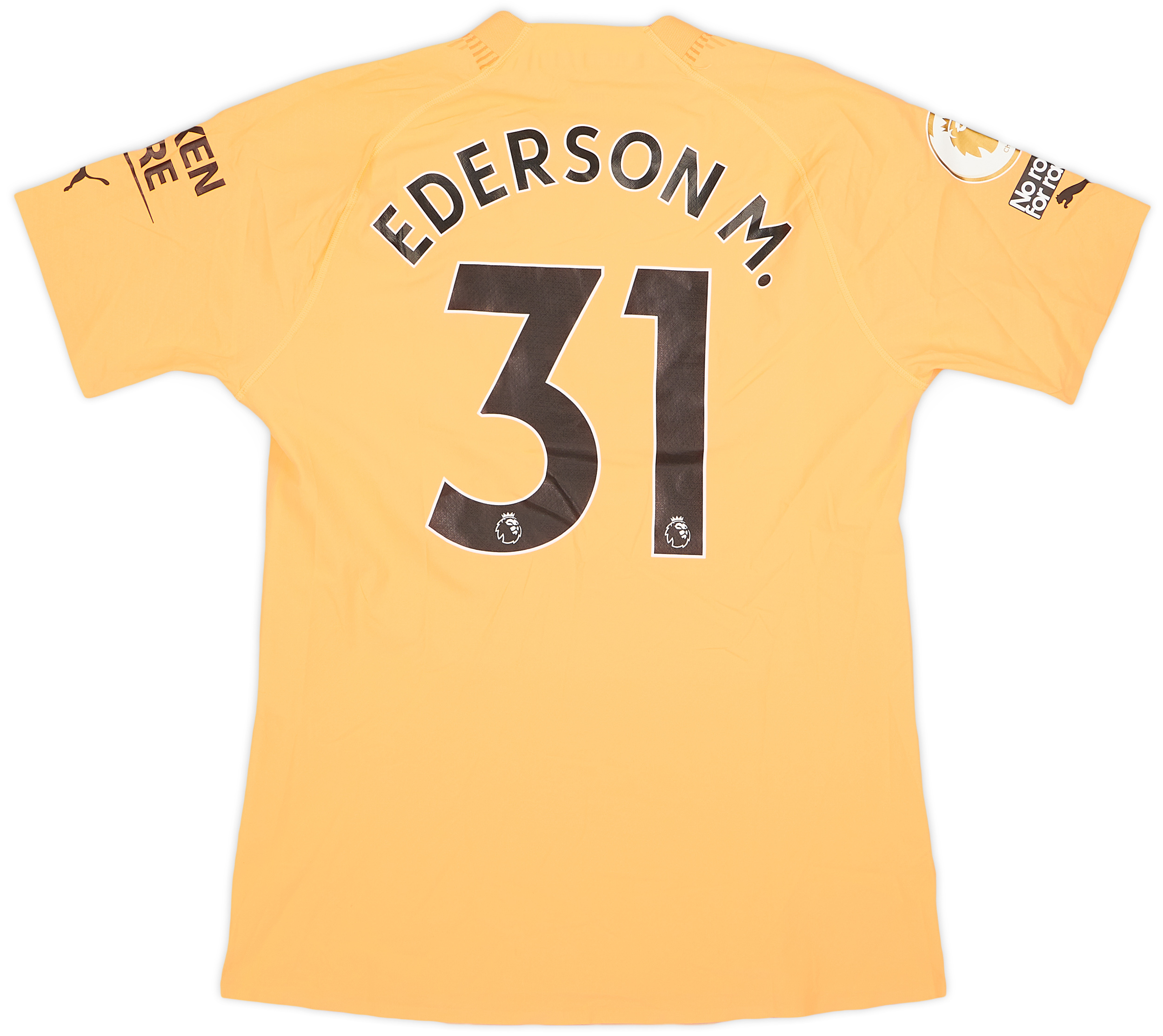 2022-23 Manchester City Match Issue GK Shirt Ederson M. #31