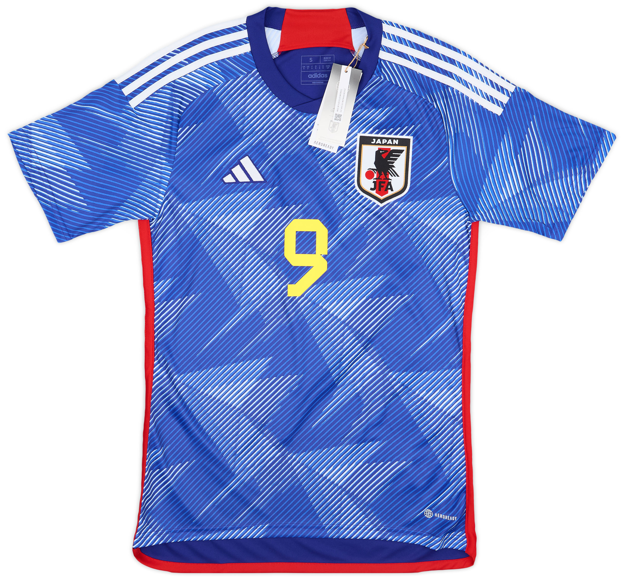 2022-23 Japan Home Shirt Mitoma #9 (S) 2022-23 Japan Home Shirt Mitoma #9 (S)