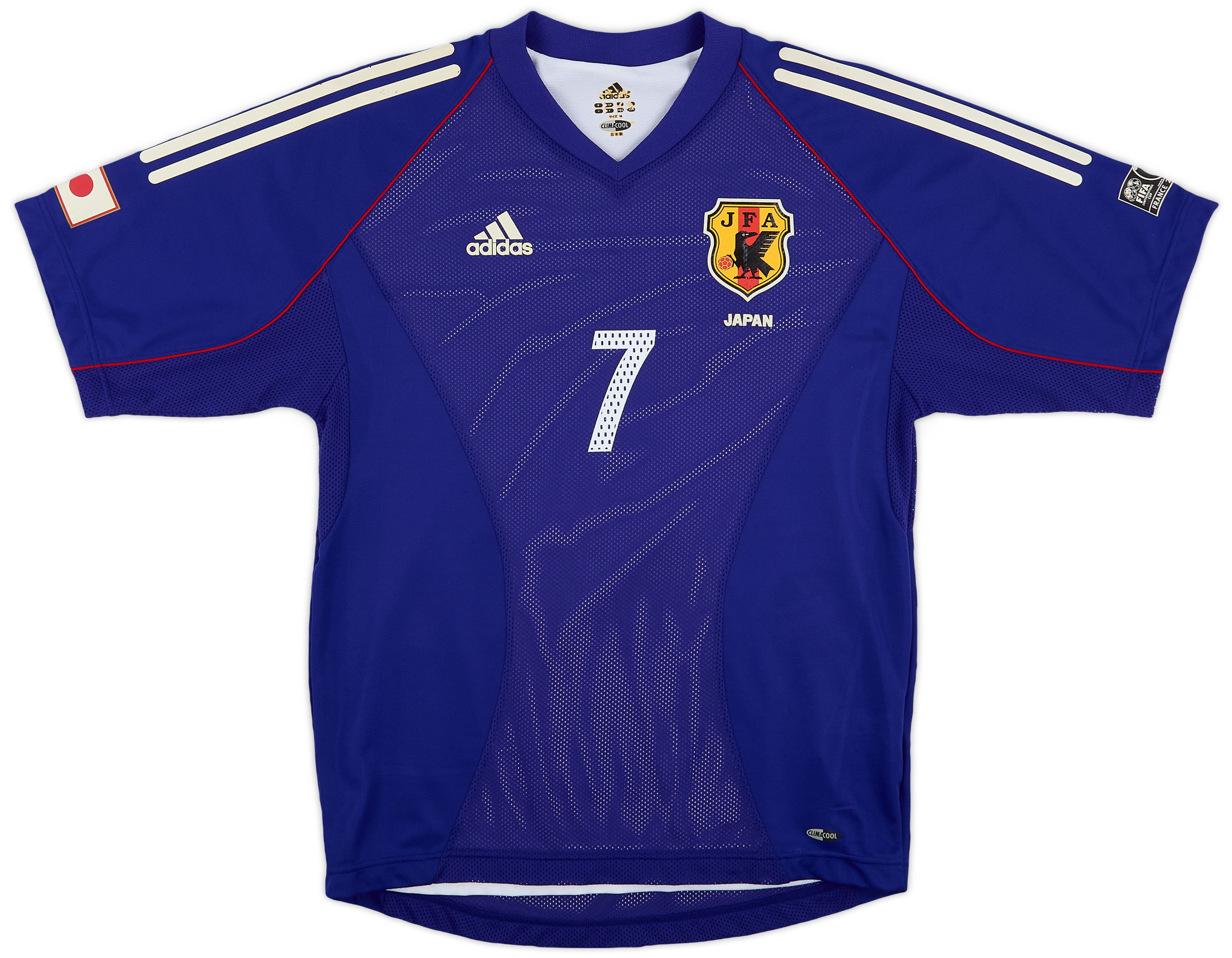 2001-02 Japan adidas T-Shirt Nakata #7 - 7/10 - (L)