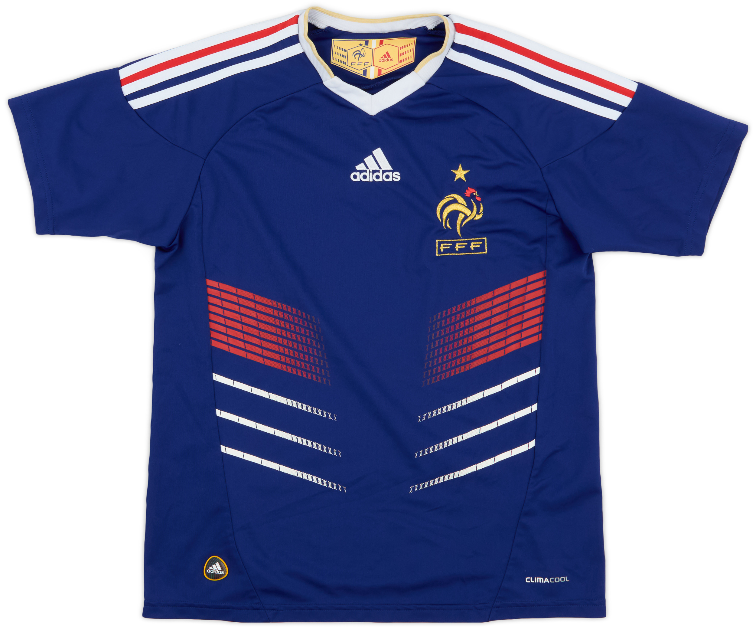 France 2009/10 Home Jersey Franck Ribéry #7 Size L Blue