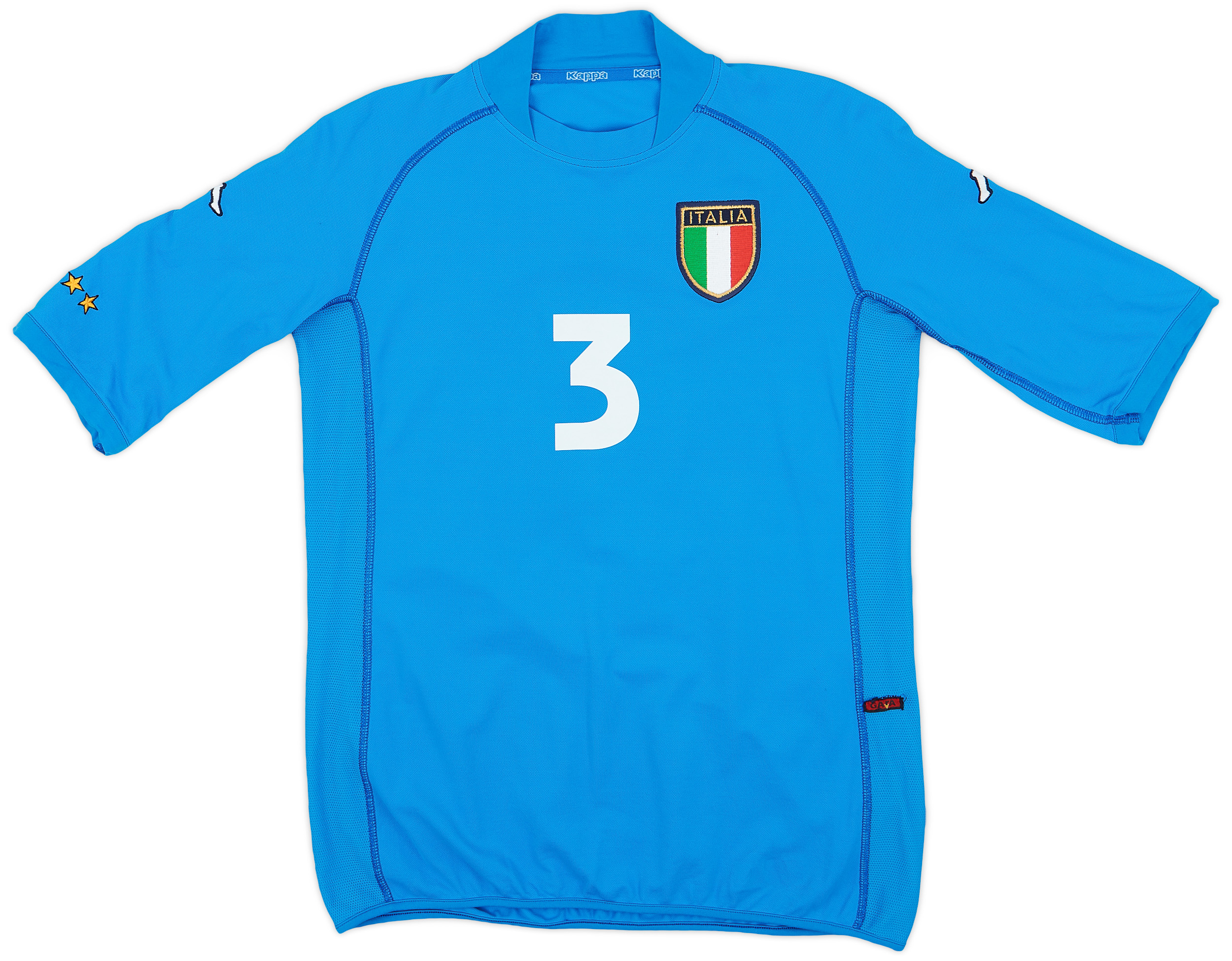 2000-01 Italy Home Shirt Maldini #3 - 8/10 - (S)
