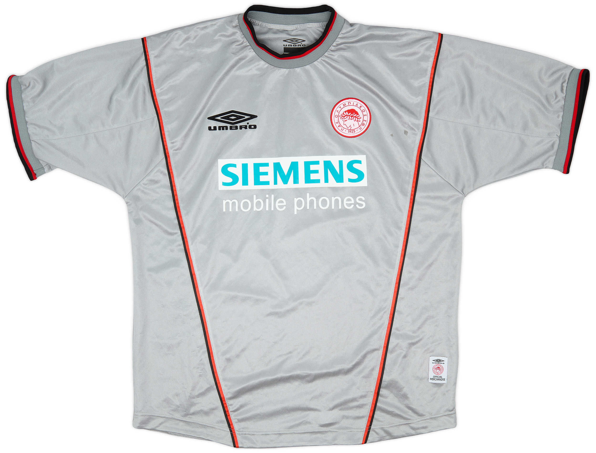 2000-01 Olympiakos Away Shirt - 7/10 - (XXL)